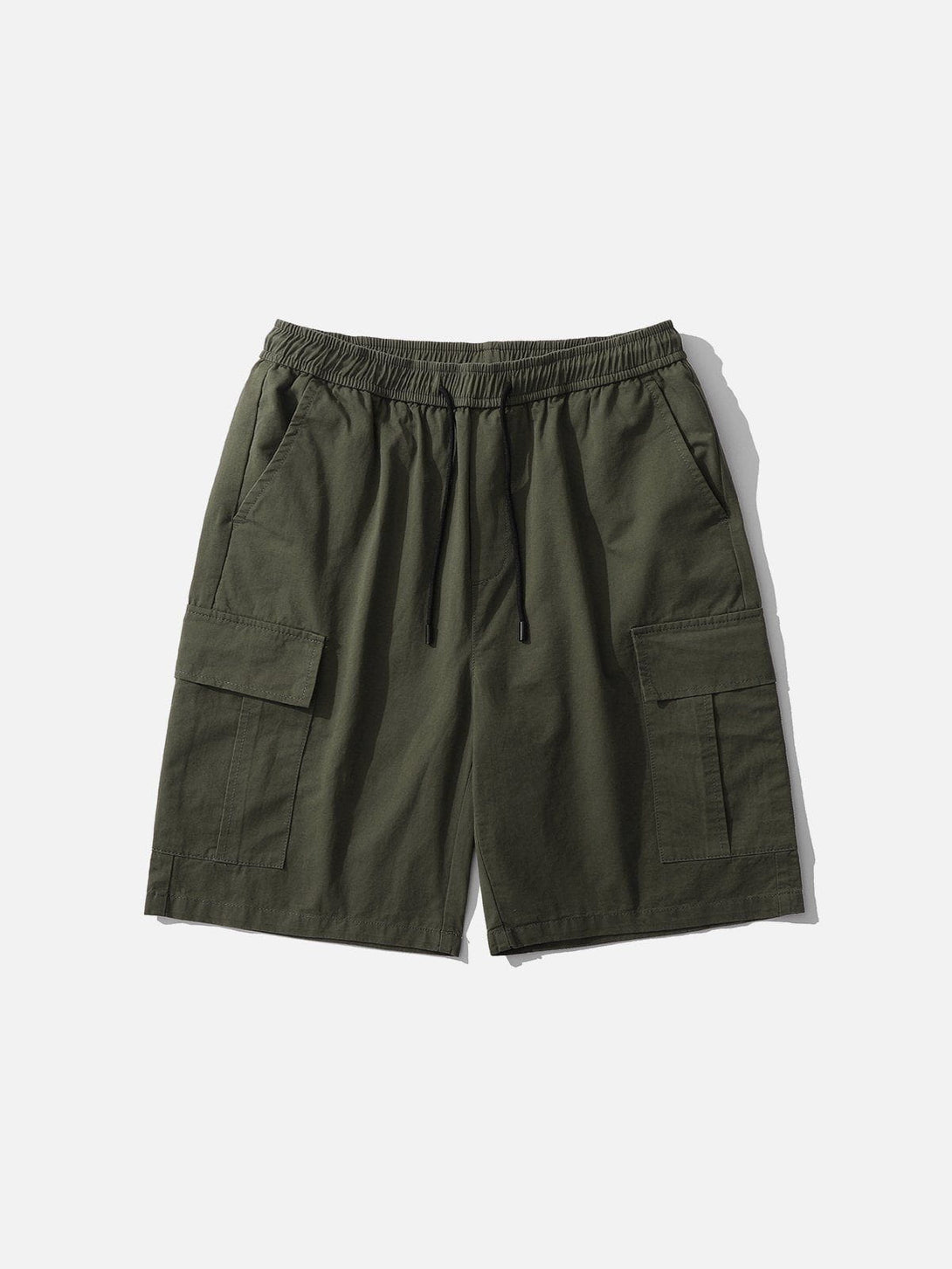 Lacezy - Solid Discreet Side Pockets Shorts- Streetwear Fashion - lacezy.com