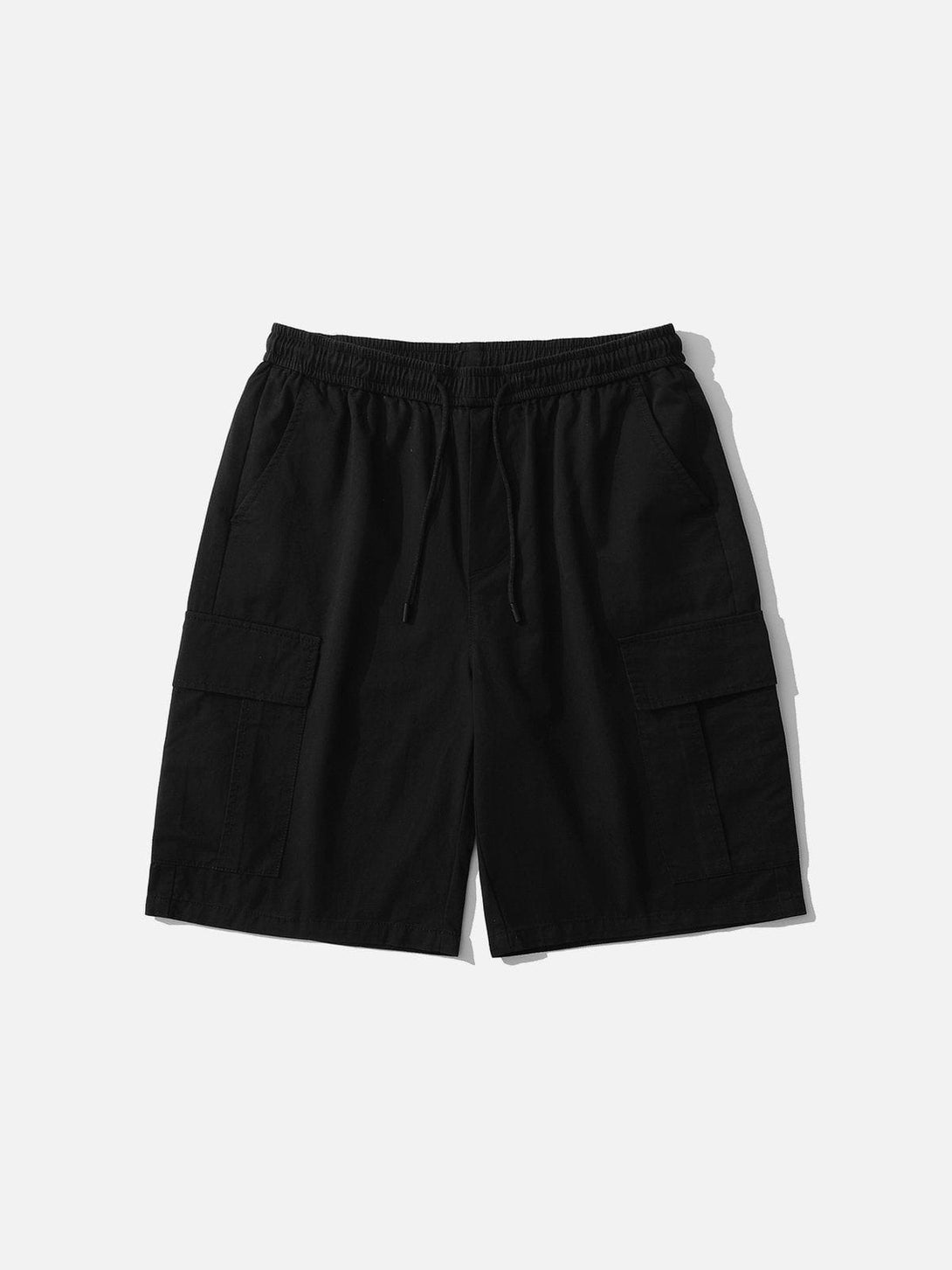 Lacezy - Solid Discreet Side Pockets Shorts- Streetwear Fashion - lacezy.com