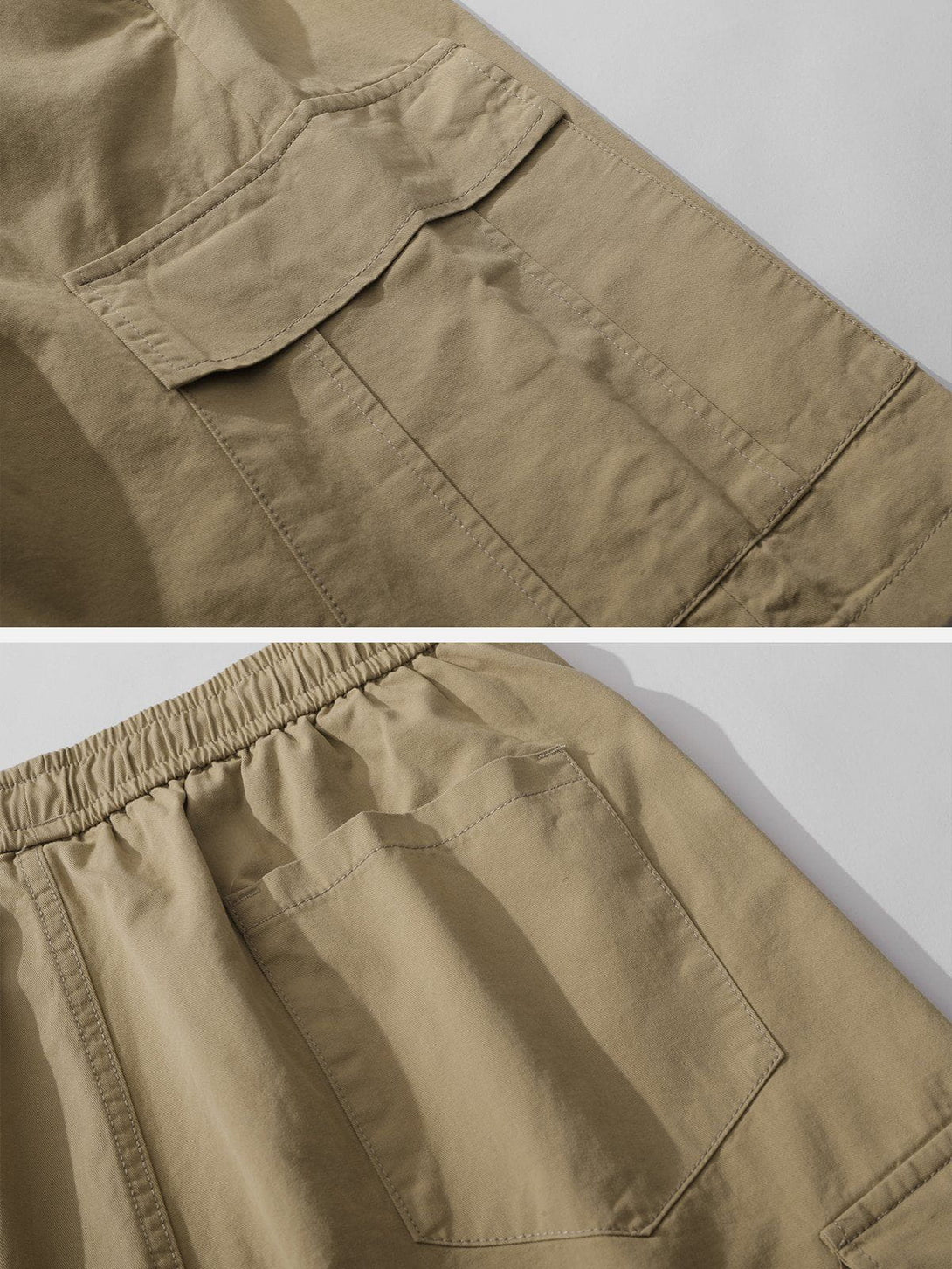 Lacezy - Solid Discreet Side Pockets Shorts- Streetwear Fashion - lacezy.com