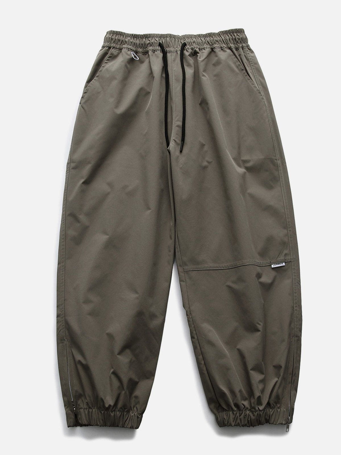 Lacezy - Solid Drawstring Cargo Pants- Streetwear Fashion - lacezy.com