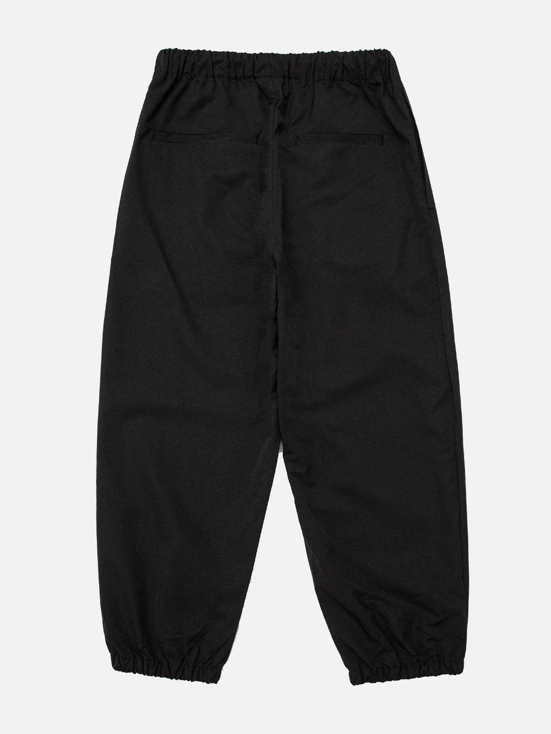 Lacezy - Solid Embroidery Badge Cargo Pants- Streetwear Fashion - lacezy.com