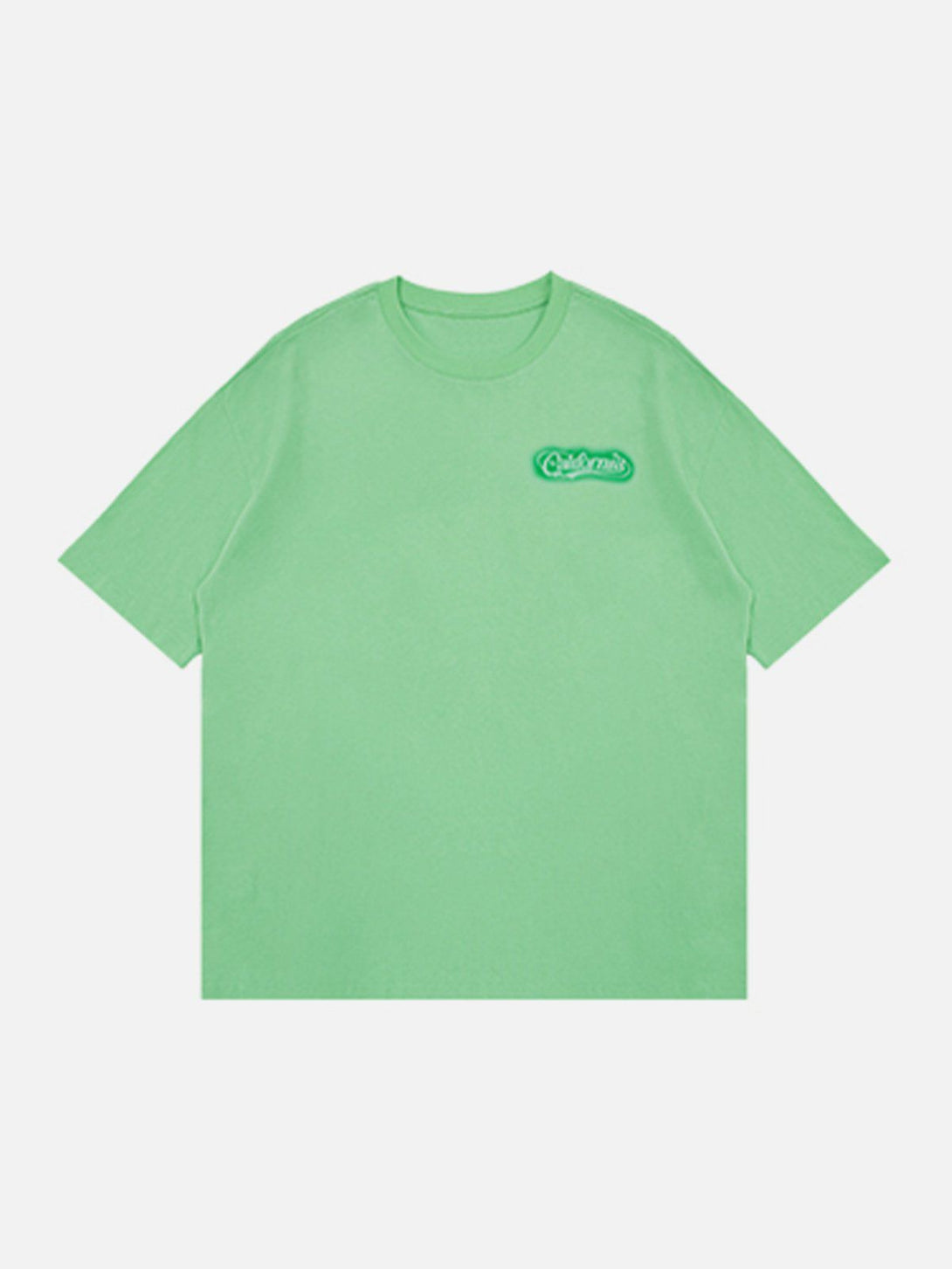 Lacezy - Solid Foam Printing Tee- Streetwear Fashion - lacezy.com