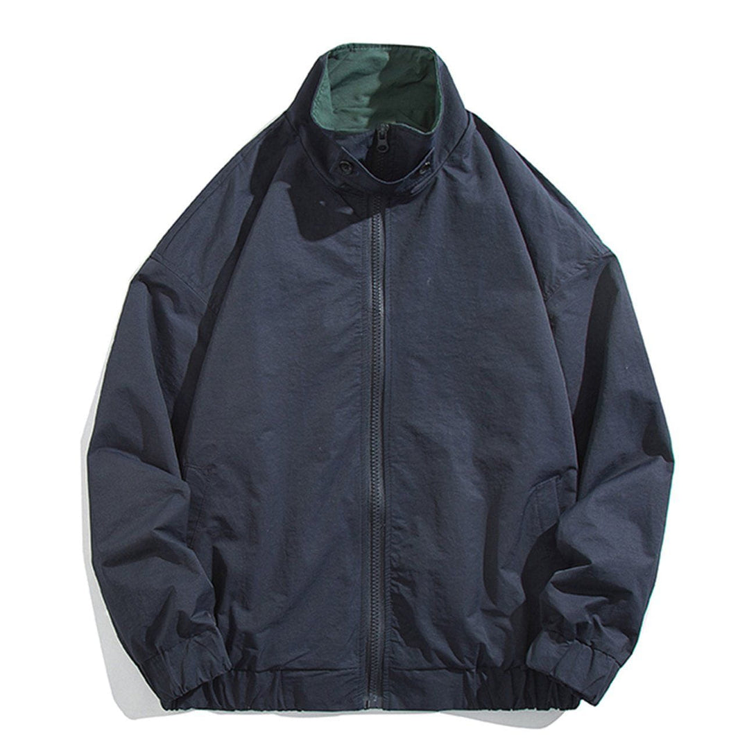 Lacezy - Solid Loose Jacket- Streetwear Fashion - lacezy.com