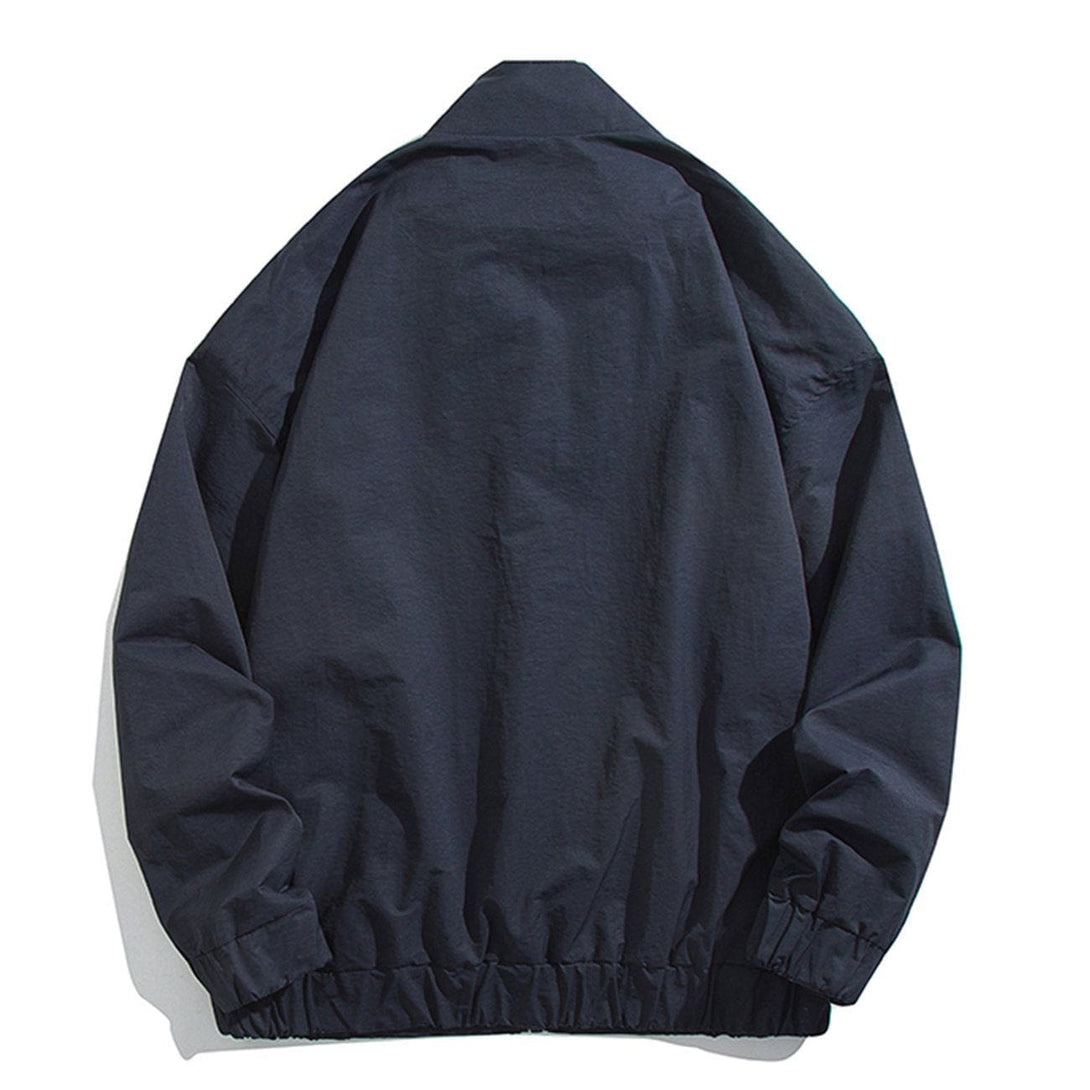 Lacezy - Solid Loose Jacket- Streetwear Fashion - lacezy.com