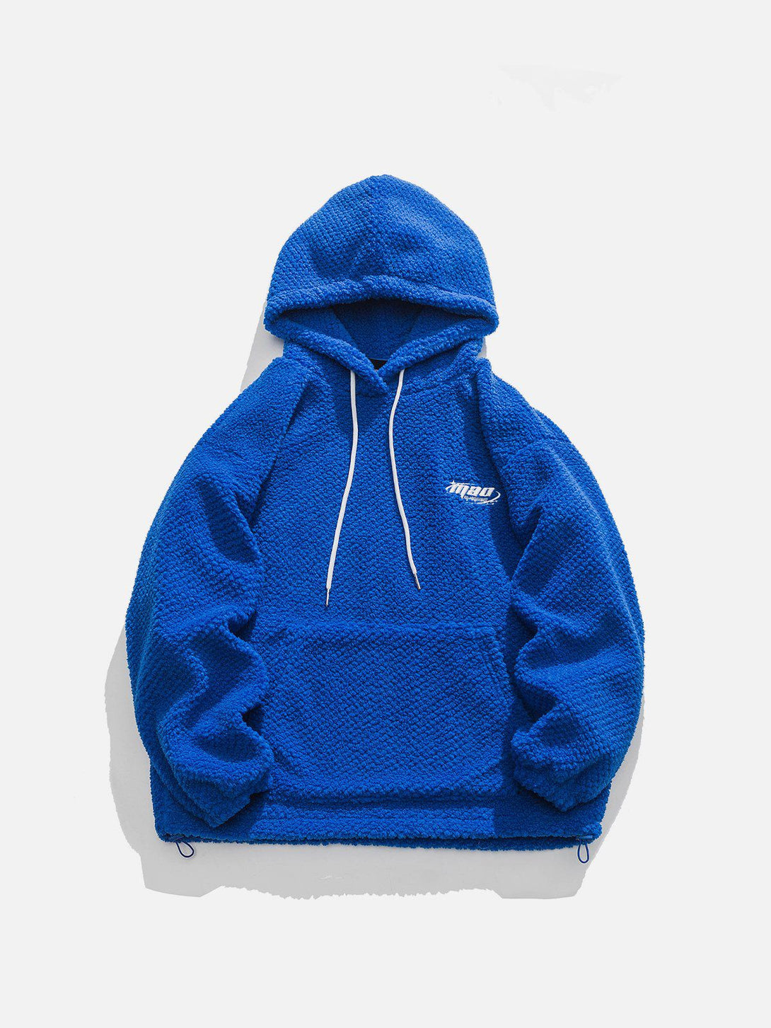 Lacezy - Solid Sherpa Hoodie- Streetwear Fashion - lacezy.com