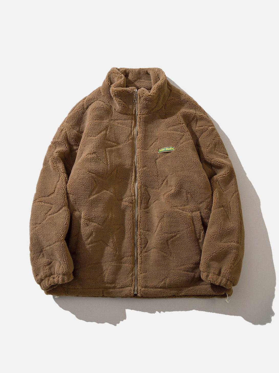 Lacezy - Solid Suede Winter Coat- Streetwear Fashion - lacezy.com