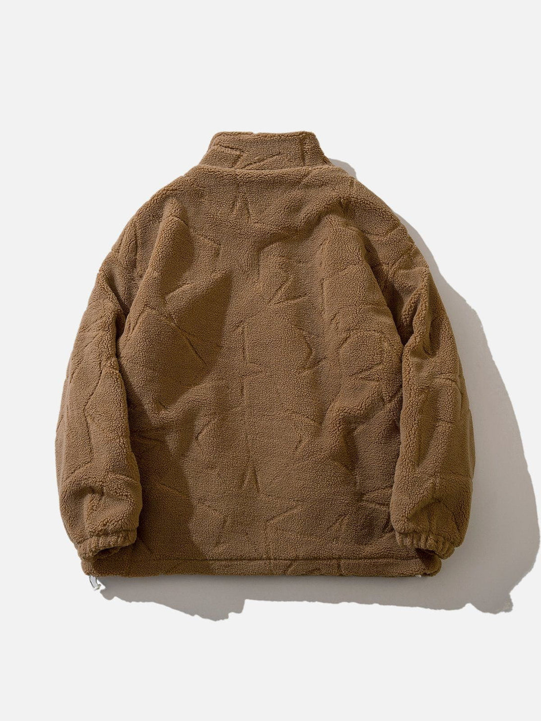 Lacezy - Solid Suede Winter Coat- Streetwear Fashion - lacezy.com