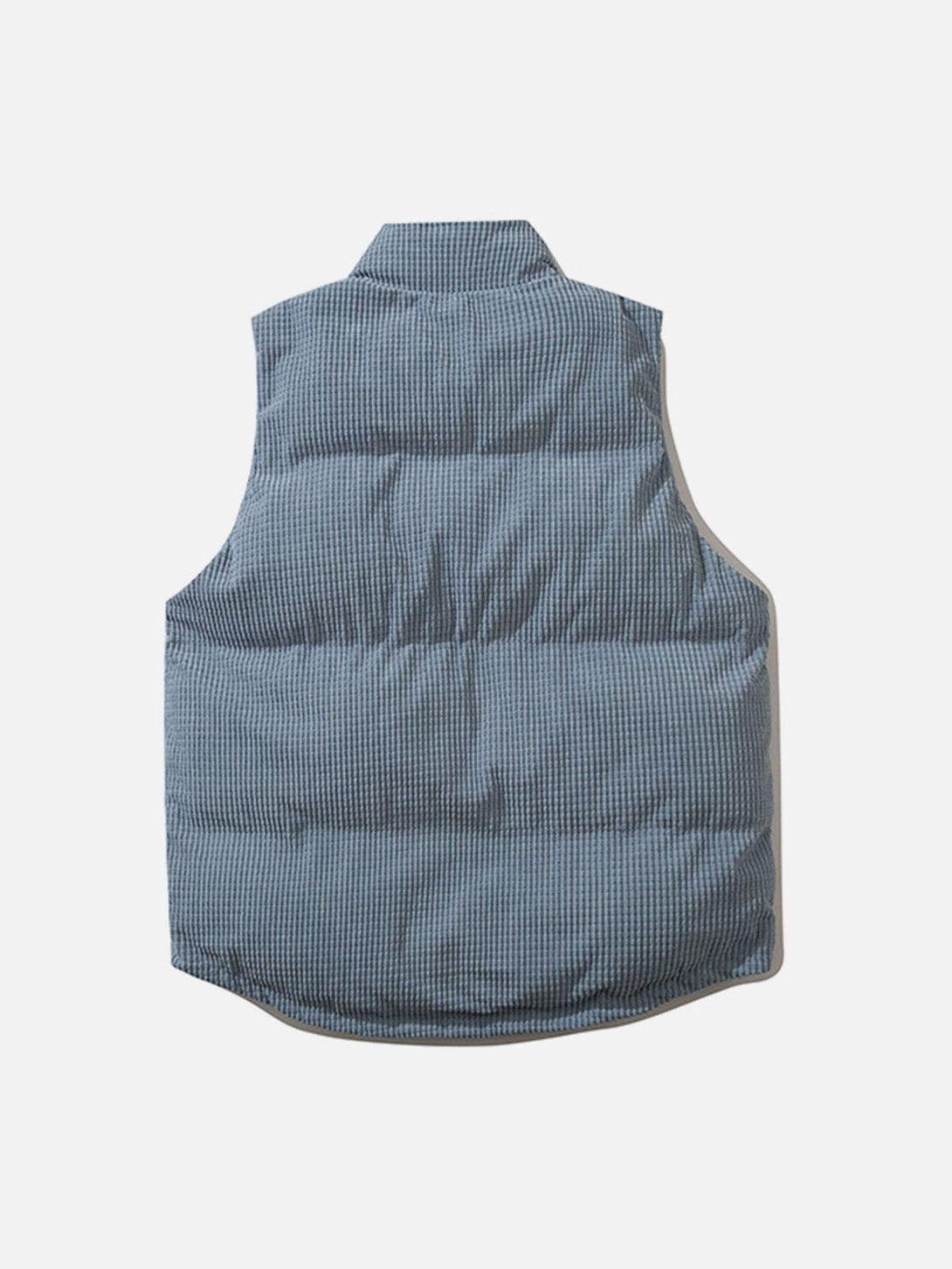 Lacezy - Solid Waffle Gilet- Streetwear Fashion - lacezy.com