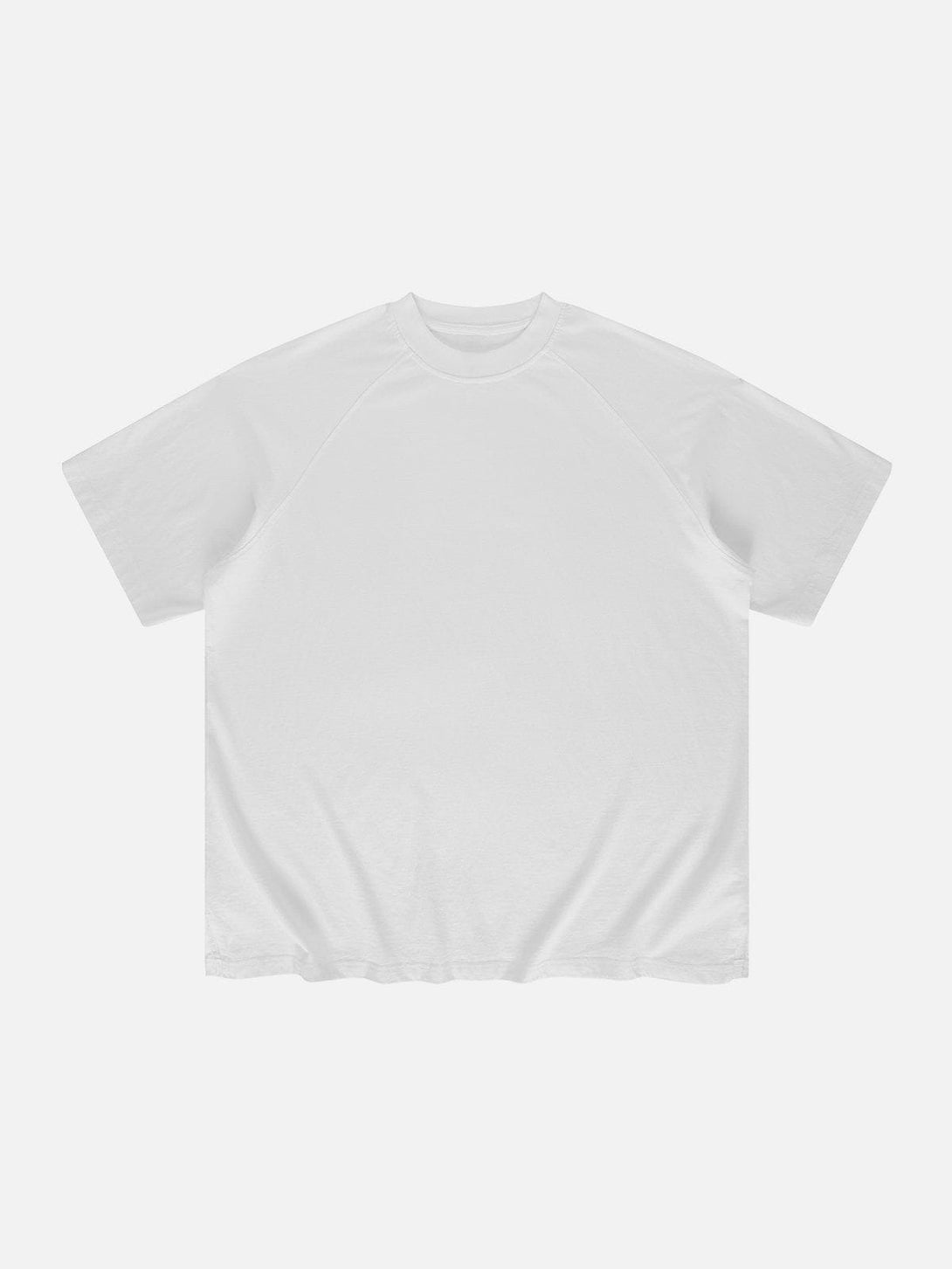 Lacezy - Solid Washed Essential Cotton Tee- Streetwear Fashion - lacezy.com