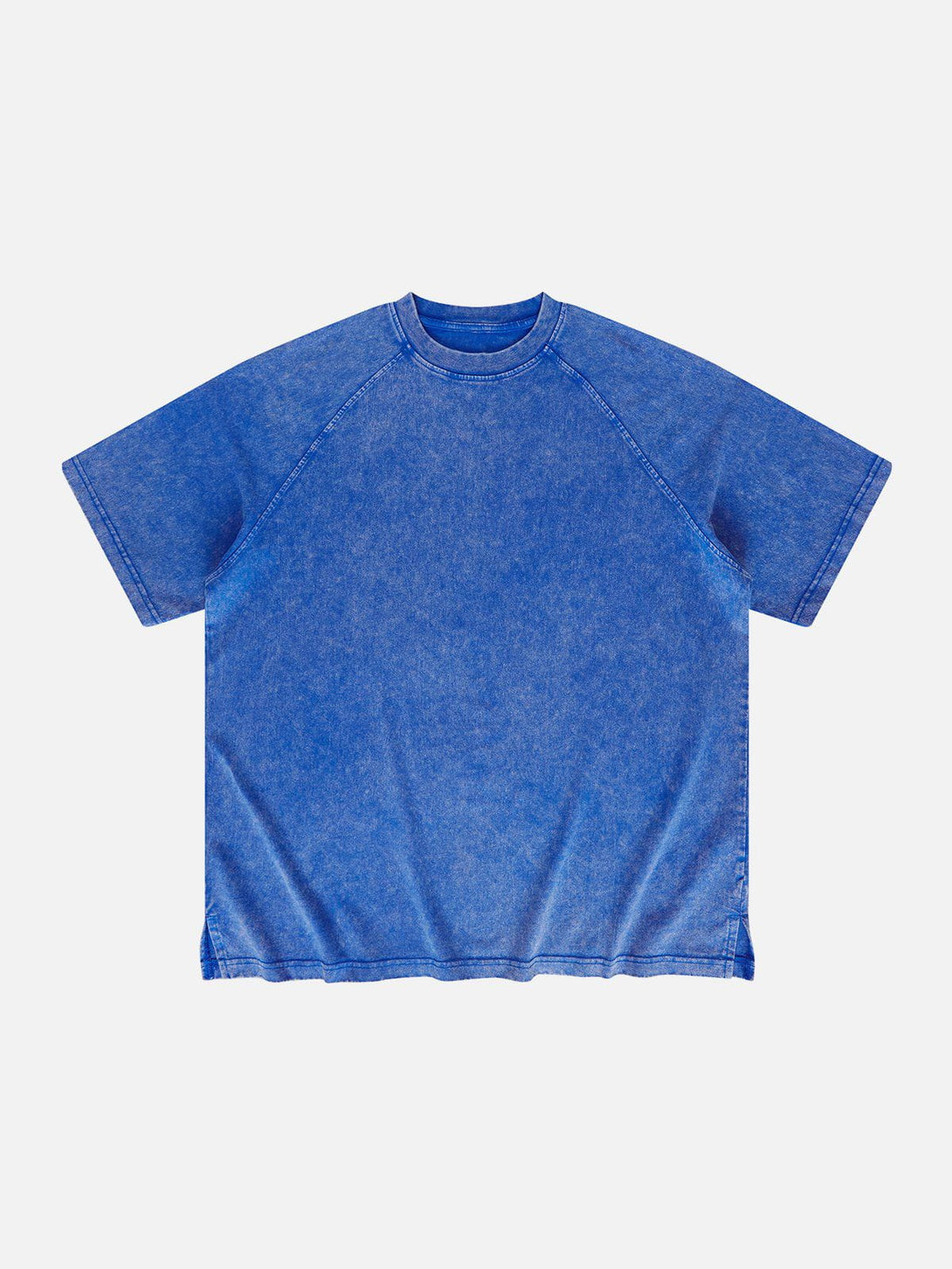 Lacezy - Solid Washed Essential Cotton Tee- Streetwear Fashion - lacezy.com