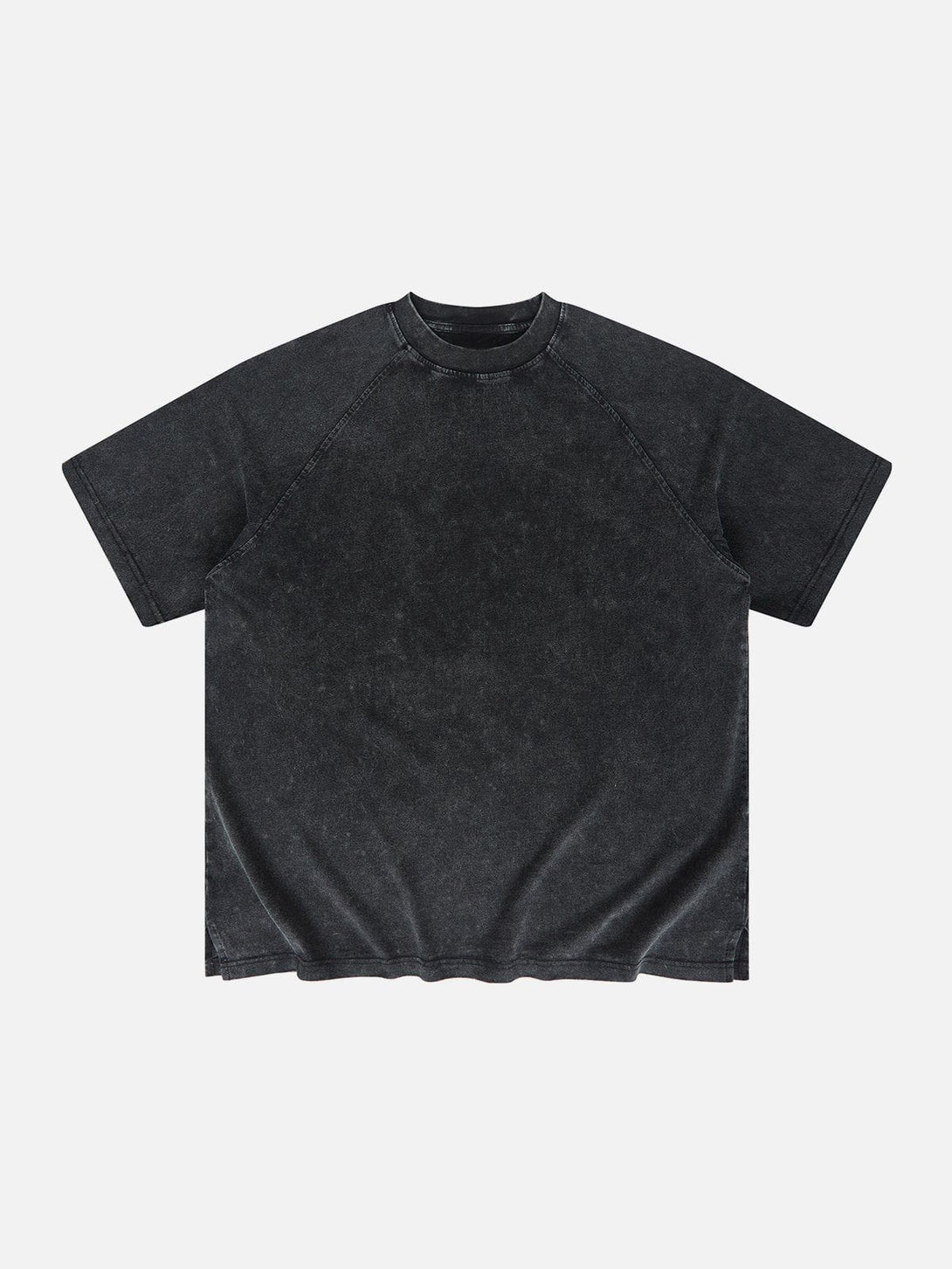 Lacezy - Solid Washed Essential Cotton Tee- Streetwear Fashion - lacezy.com