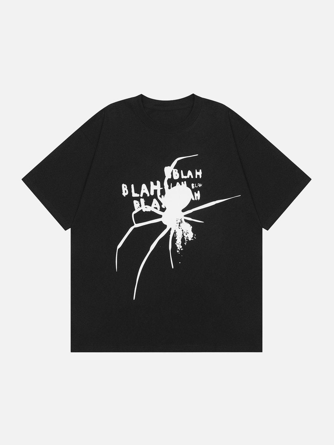 Lacezy - Spider Shadow Print Tee- Streetwear Fashion - lacezy.com