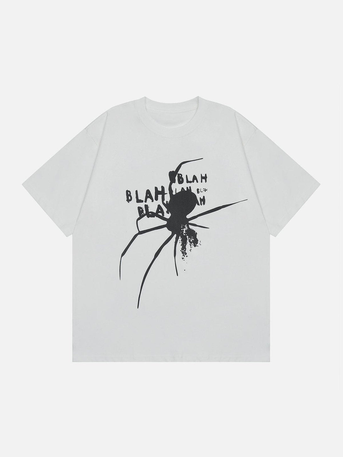 Lacezy - Spider Shadow Print Tee- Streetwear Fashion - lacezy.com