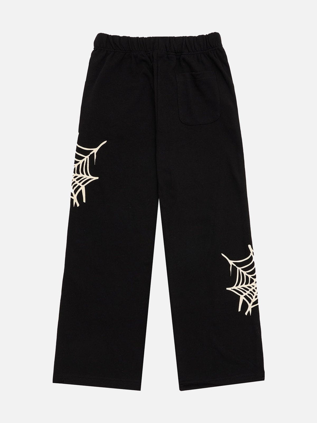 Lacezy - Spider Web Print Pants- Streetwear Fashion - lacezy.com