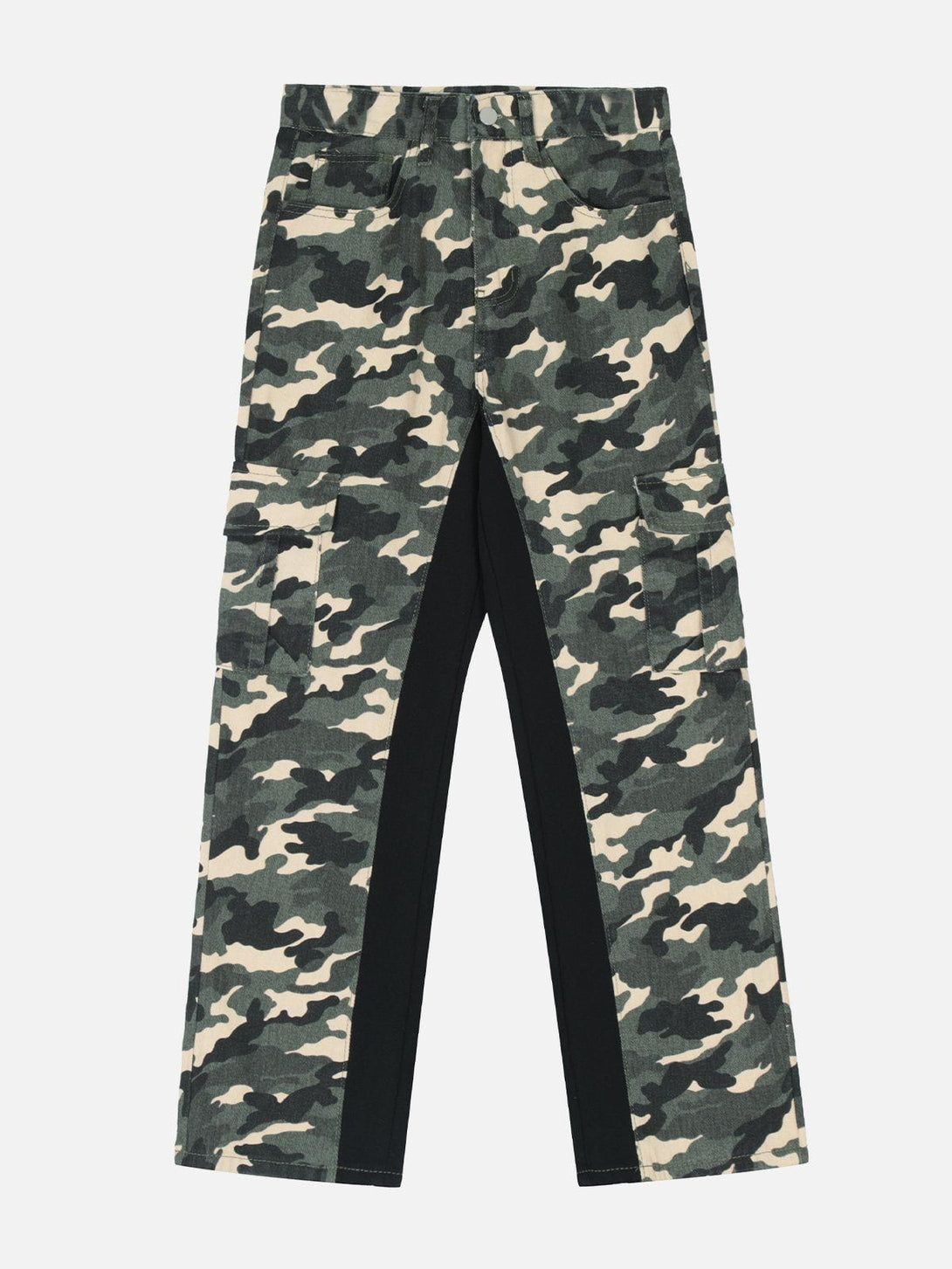 Lacezy - Splicing Camouflage Print Pants- Streetwear Fashion - lacezy.com