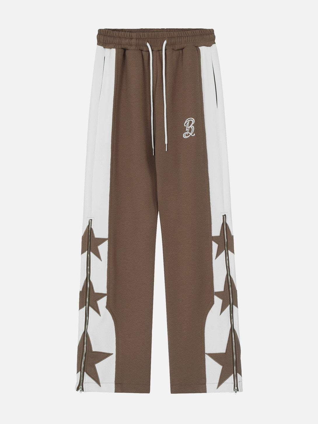 Lacezy - Star Embroidery Pants- Streetwear Fashion - lacezy.com