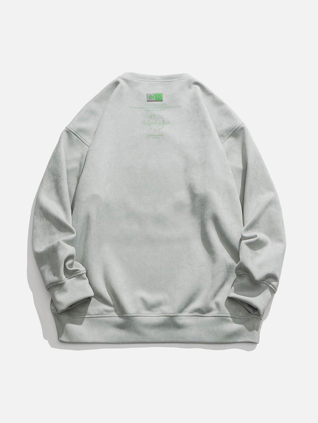 Lacezy - Star Embroidery Sweatshirt- Streetwear Fashion - lacezy.com