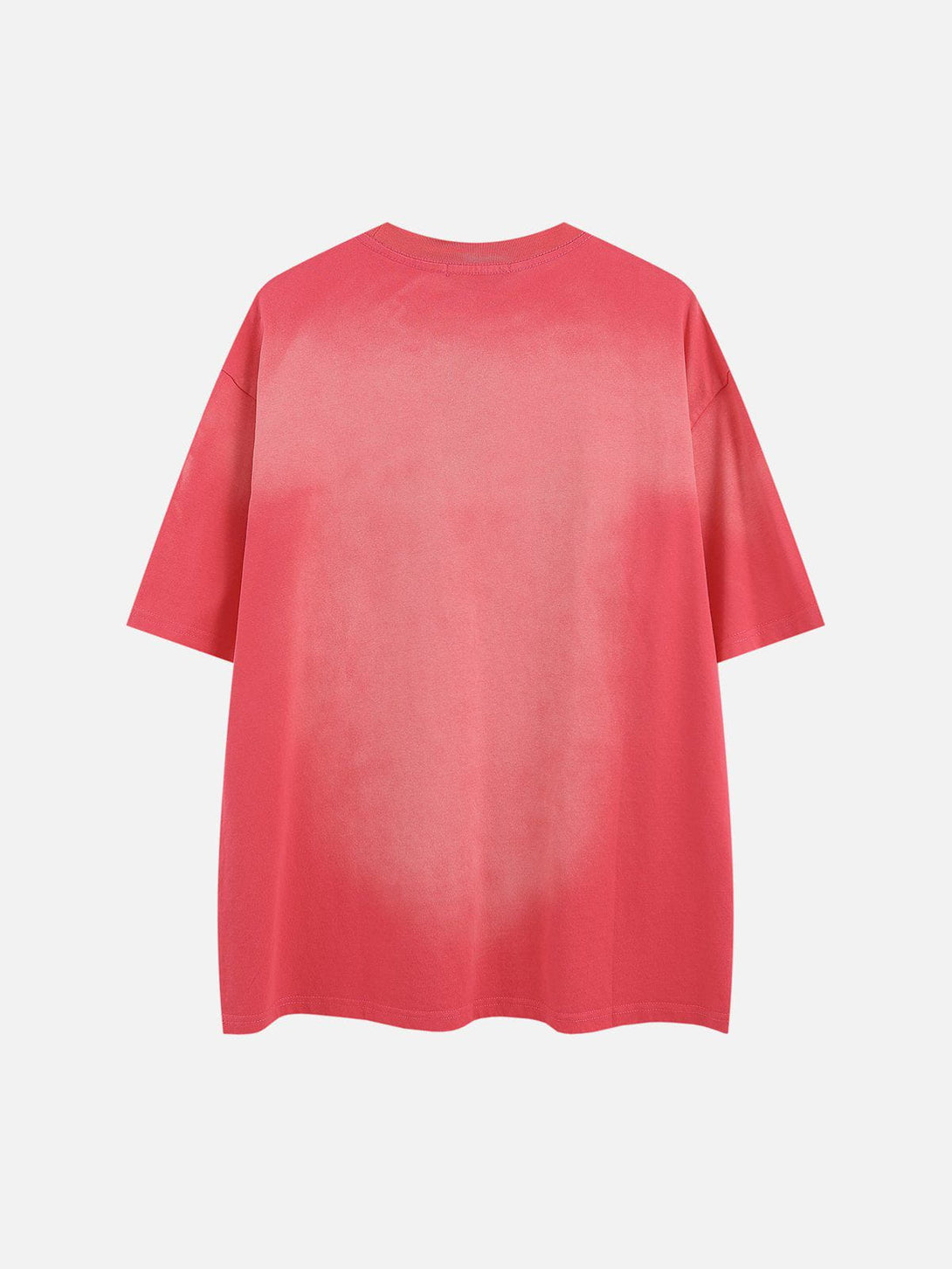 Lacezy - Star Flocking Washed Tee- Streetwear Fashion - lacezy.com