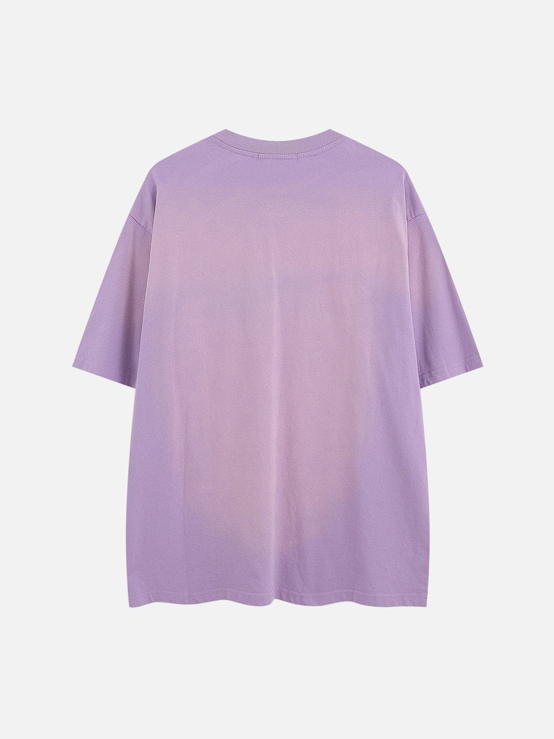 Lacezy - Star Flocking Washed Tee- Streetwear Fashion - lacezy.com