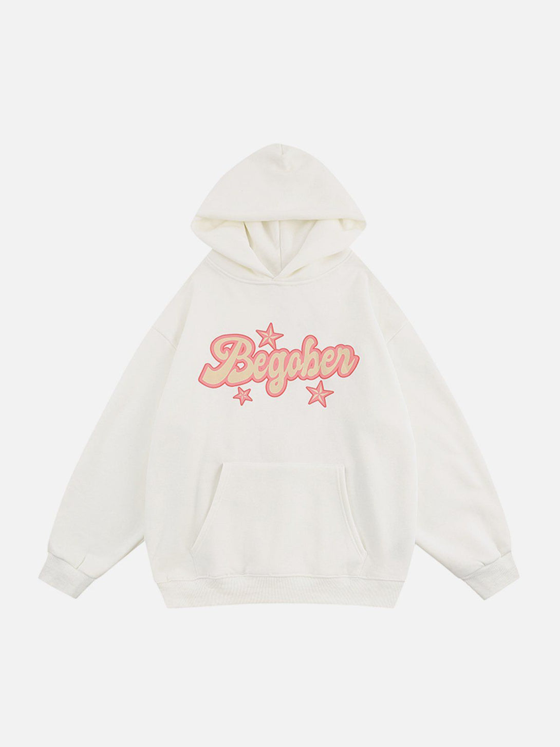 Lacezy - Star Foam Print Hoodie- Streetwear Fashion - lacezy.com