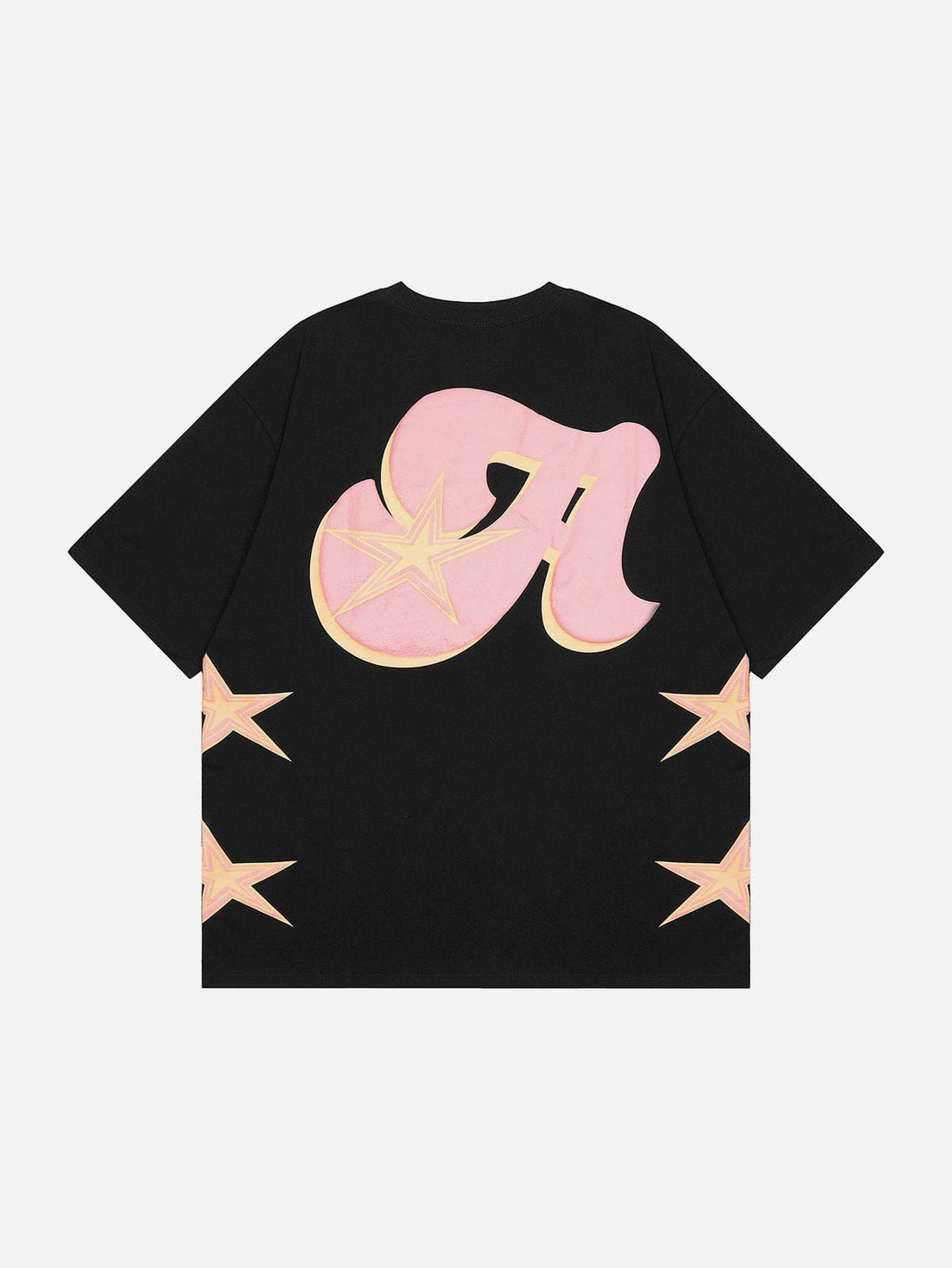 Lacezy - Star Foam Printing Tee- Streetwear Fashion - lacezy.com