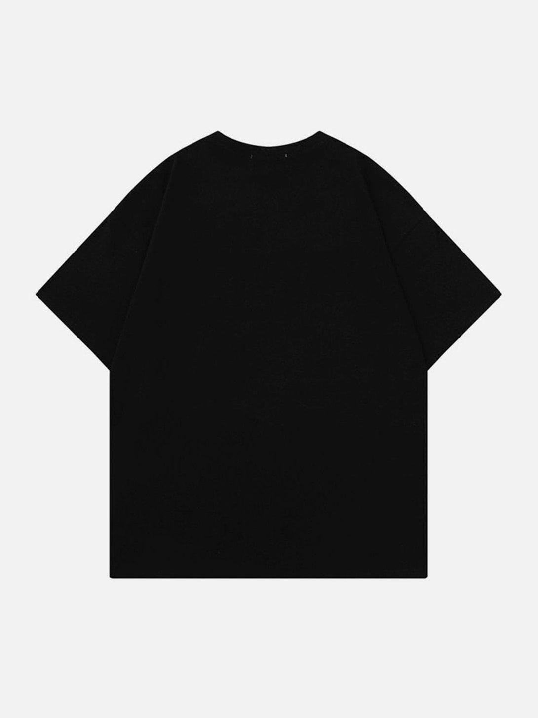 Lacezy - Star Gradient Print Tee- Streetwear Fashion - lacezy.com