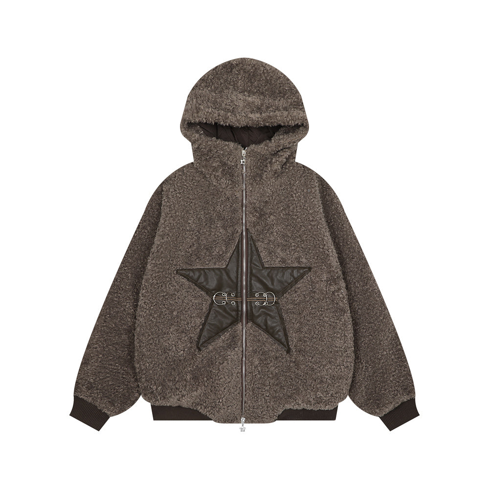 Lacezy - Star Graphic Hoodie- Streetwear Fashion - lacezy.com