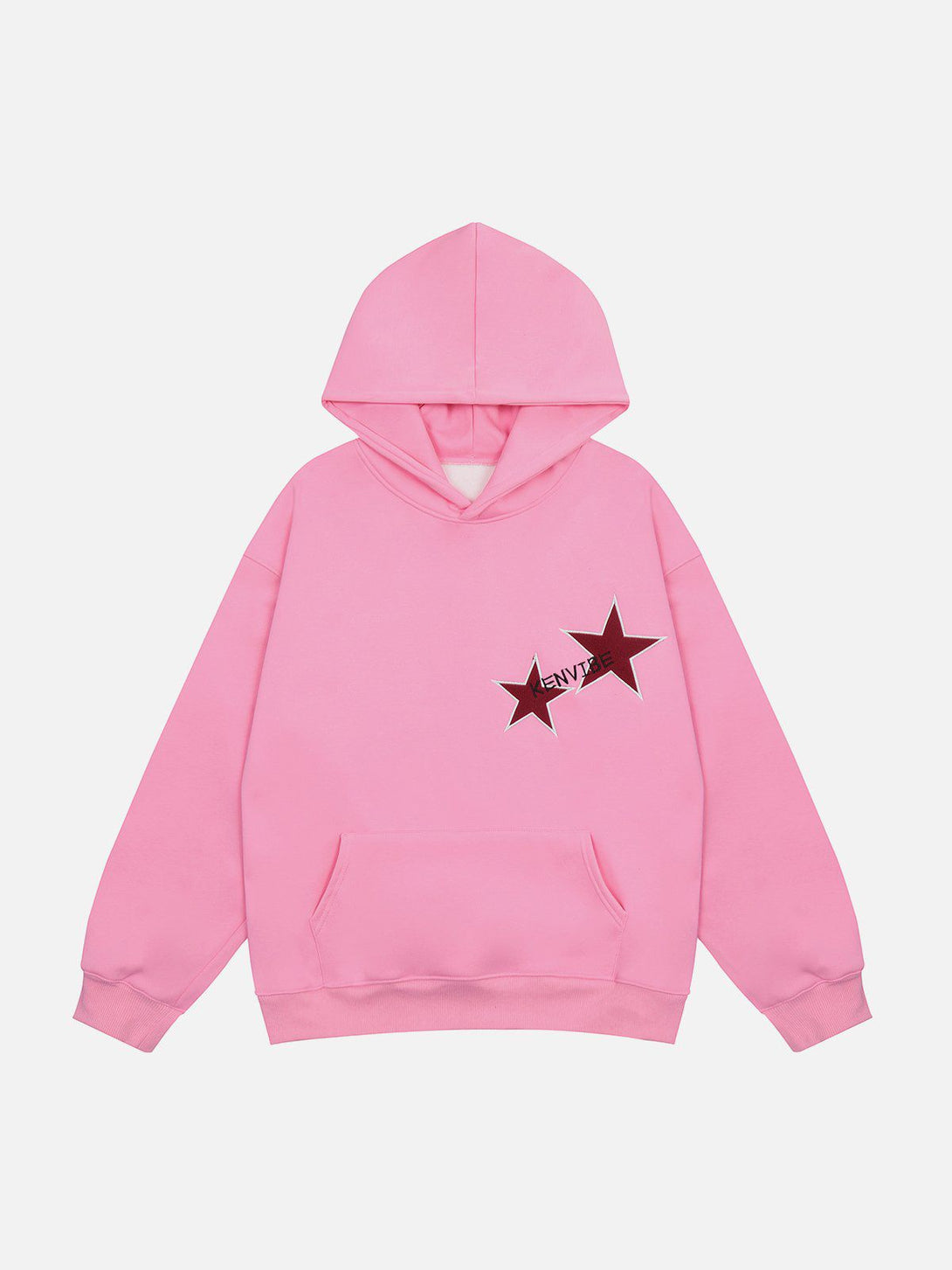 Lacezy - Star Print Hoodie- Streetwear Fashion - lacezy.com