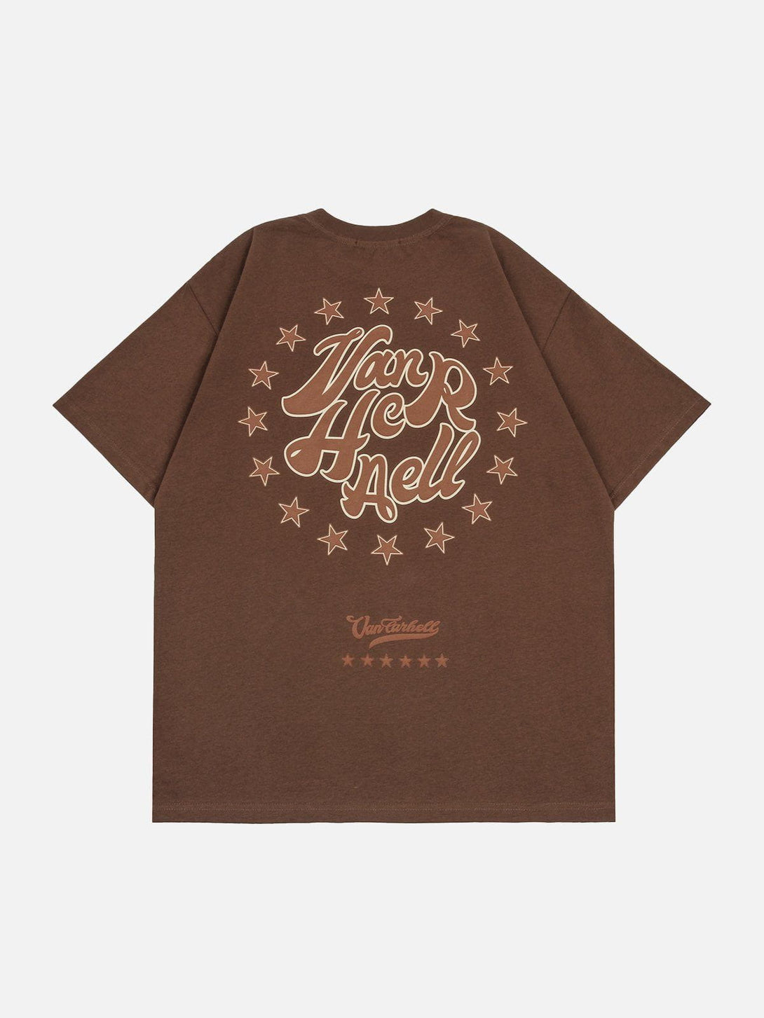 Lacezy - Star Print Tee- Streetwear Fashion - lacezy.com