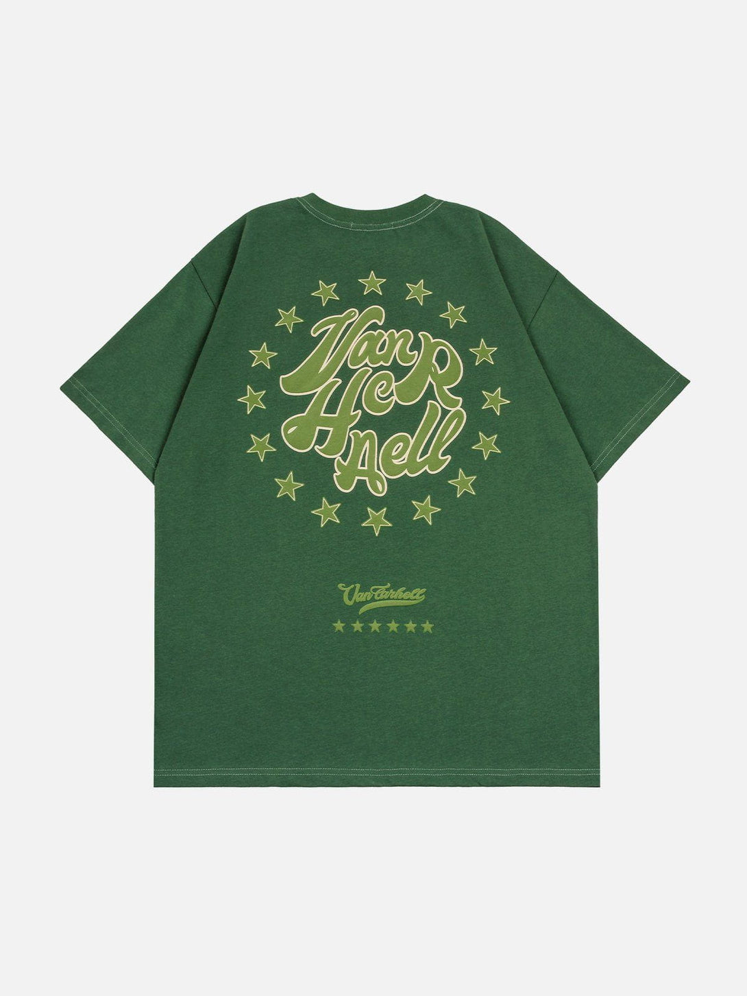 Lacezy - Star Print Tee- Streetwear Fashion - lacezy.com