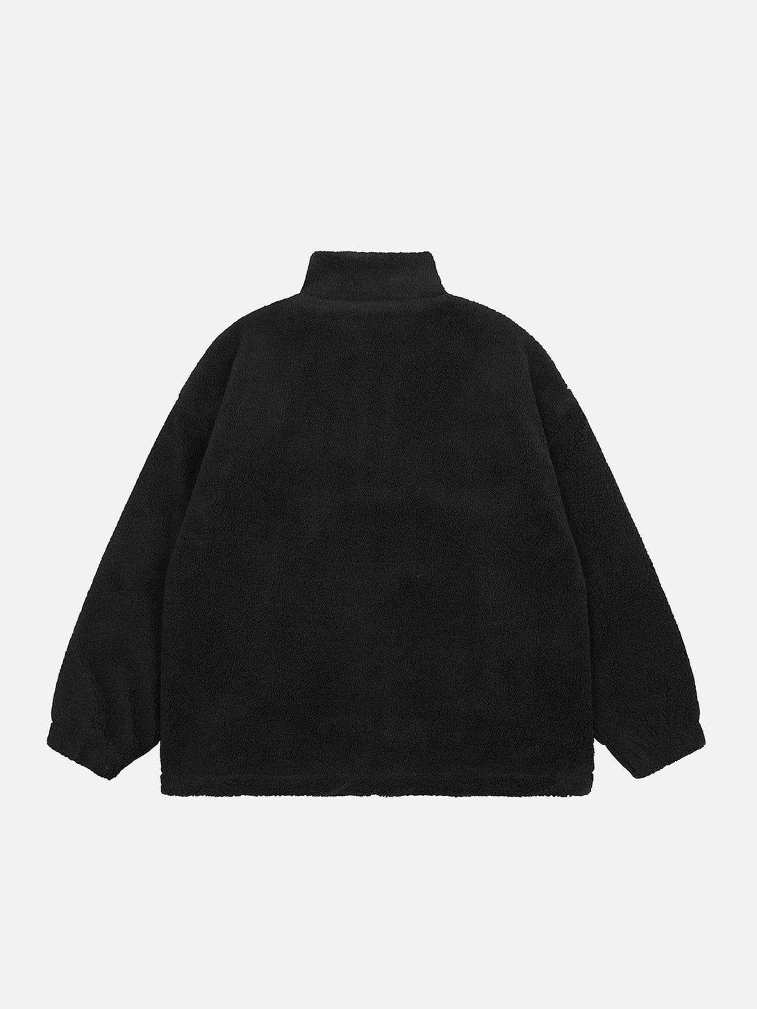 Lacezy - Star Sherpa Winter Coat- Streetwear Fashion - lacezy.com