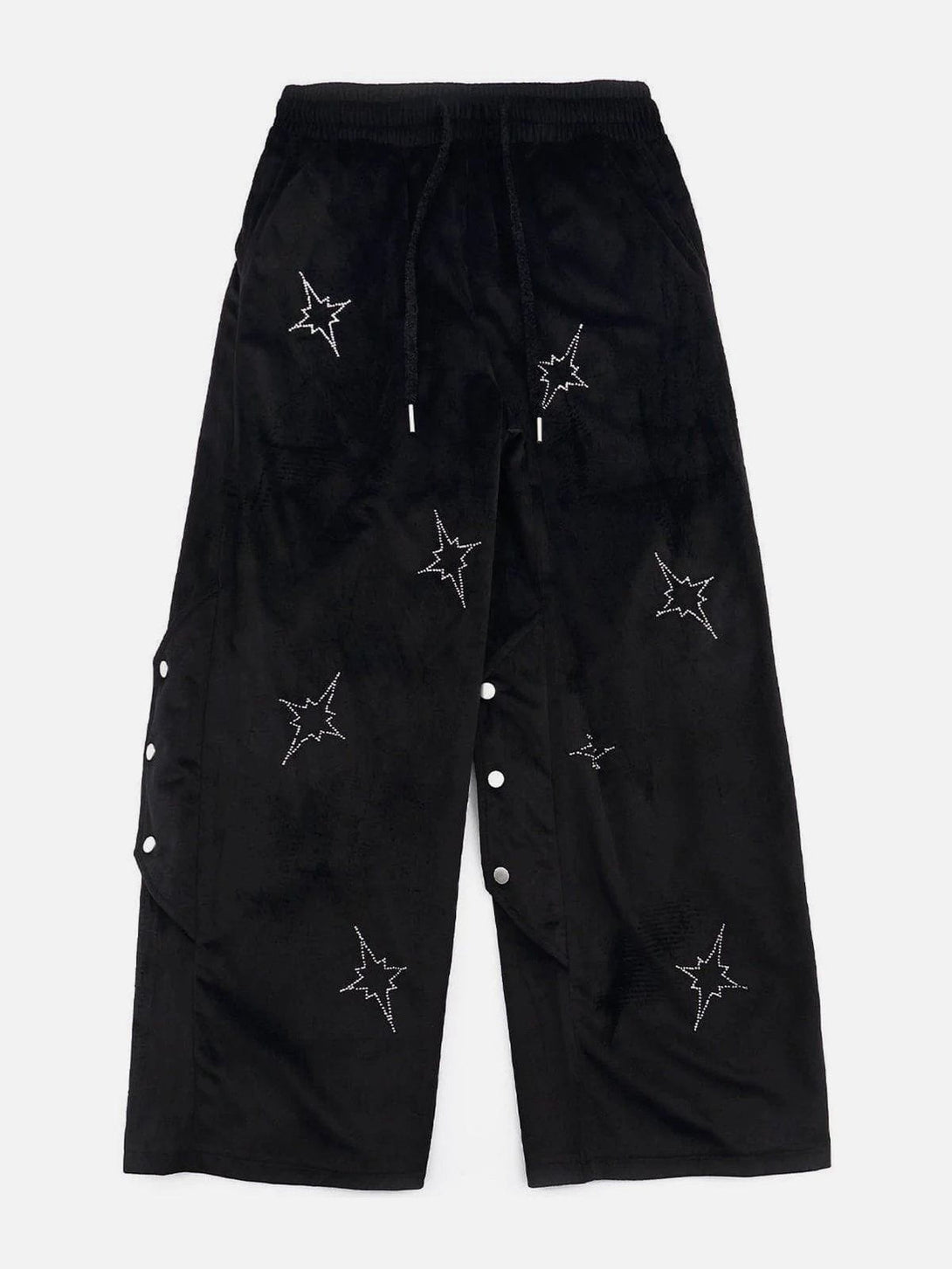 Lacezy - Star Sticker Diamond Pants- Streetwear Fashion - lacezy.com