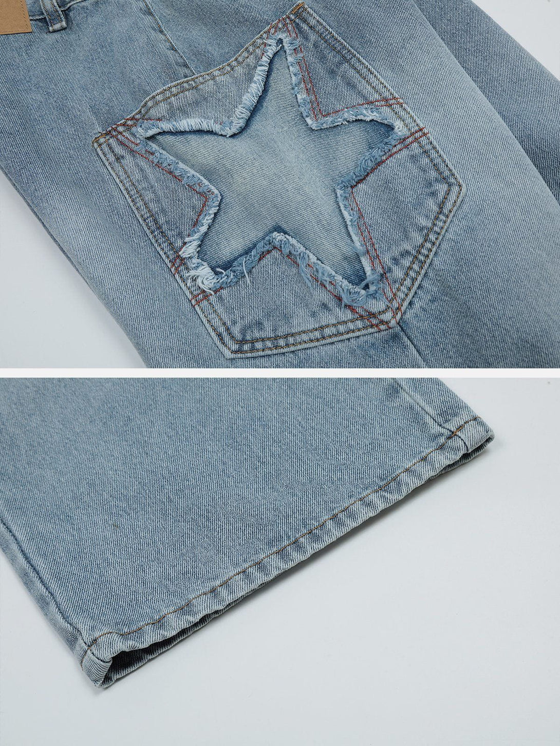 Lacezy - Stars Jeans- Streetwear Fashion - lacezy.com