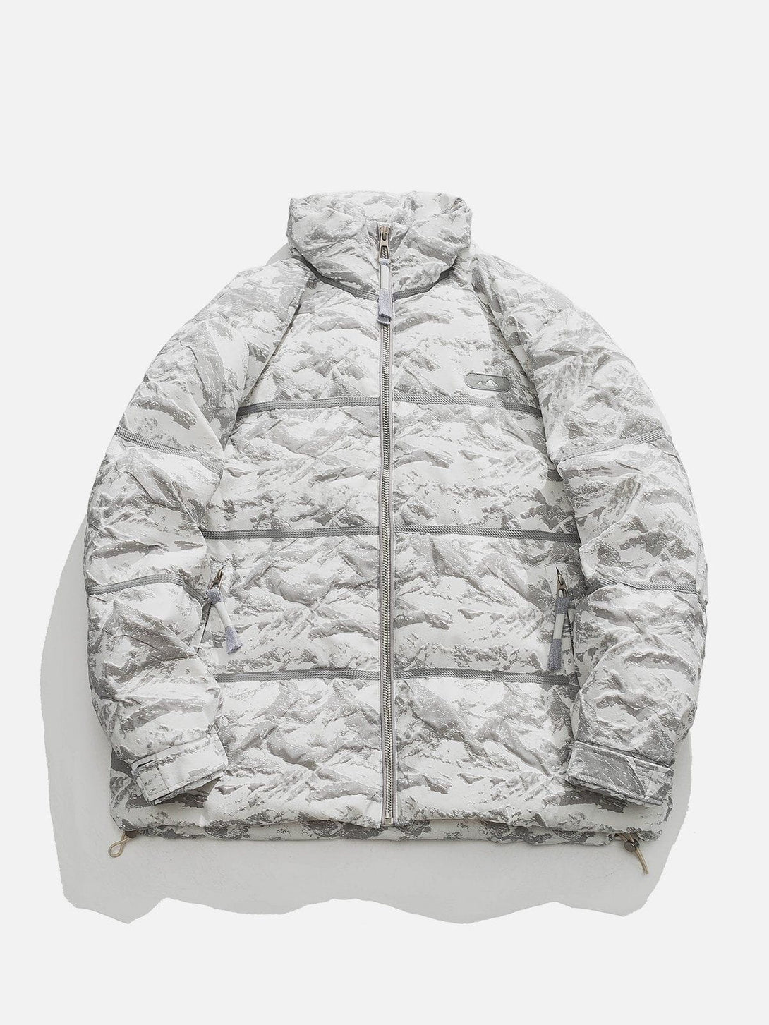 Lacezy - Stereoscopic Pattern Winter Coat- Streetwear Fashion - lacezy.com