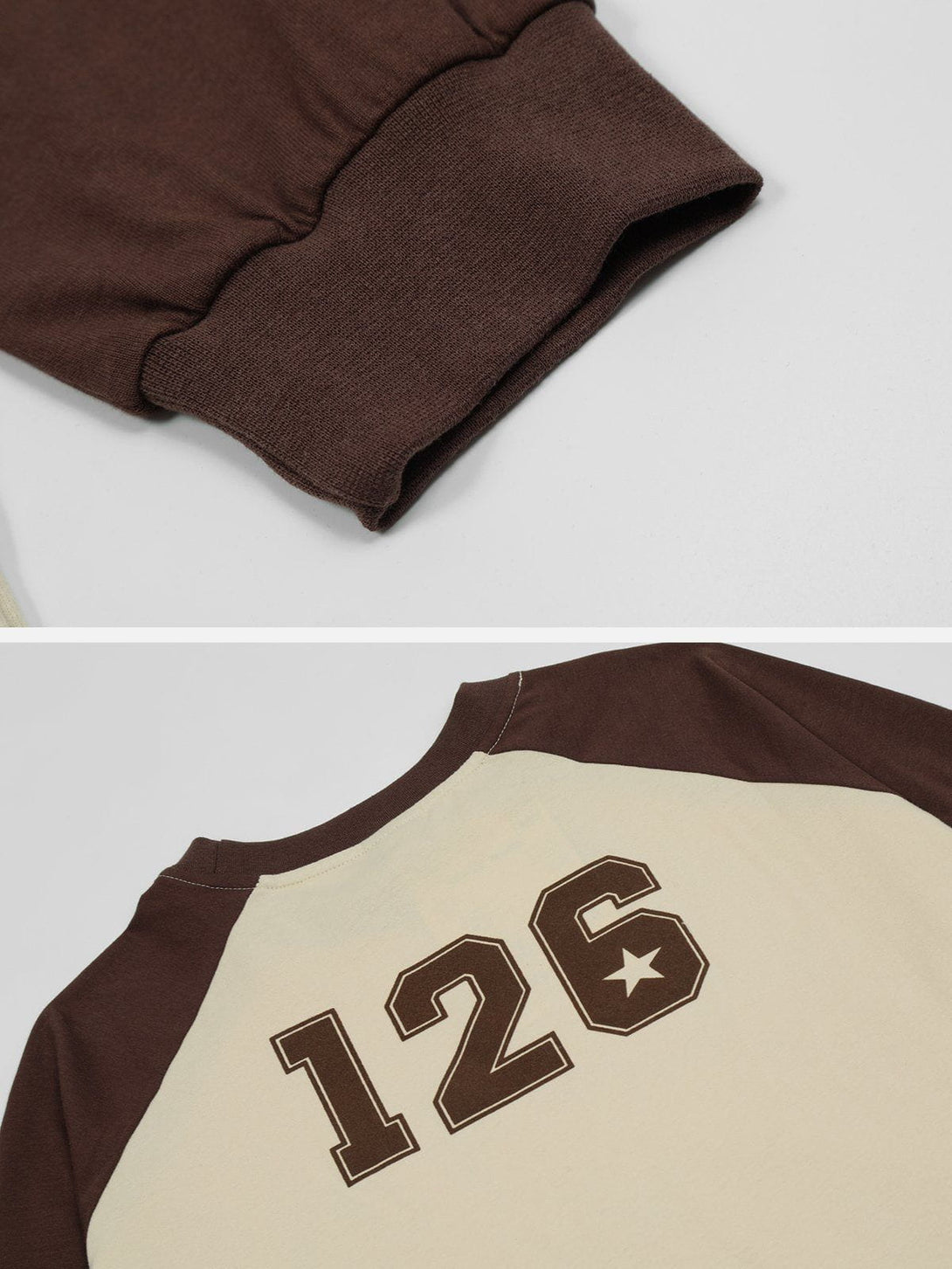 Lacezy - Stitching Color Sweatshirt- Streetwear Fashion - lacezy.com