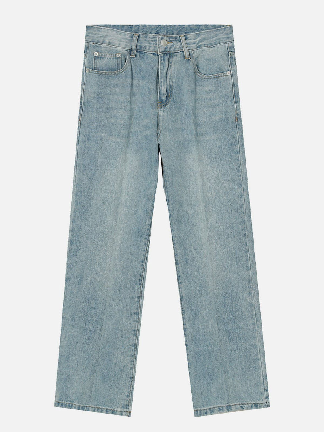 Lacezy - Straight Casual Jeans- Streetwear Fashion - lacezy.com