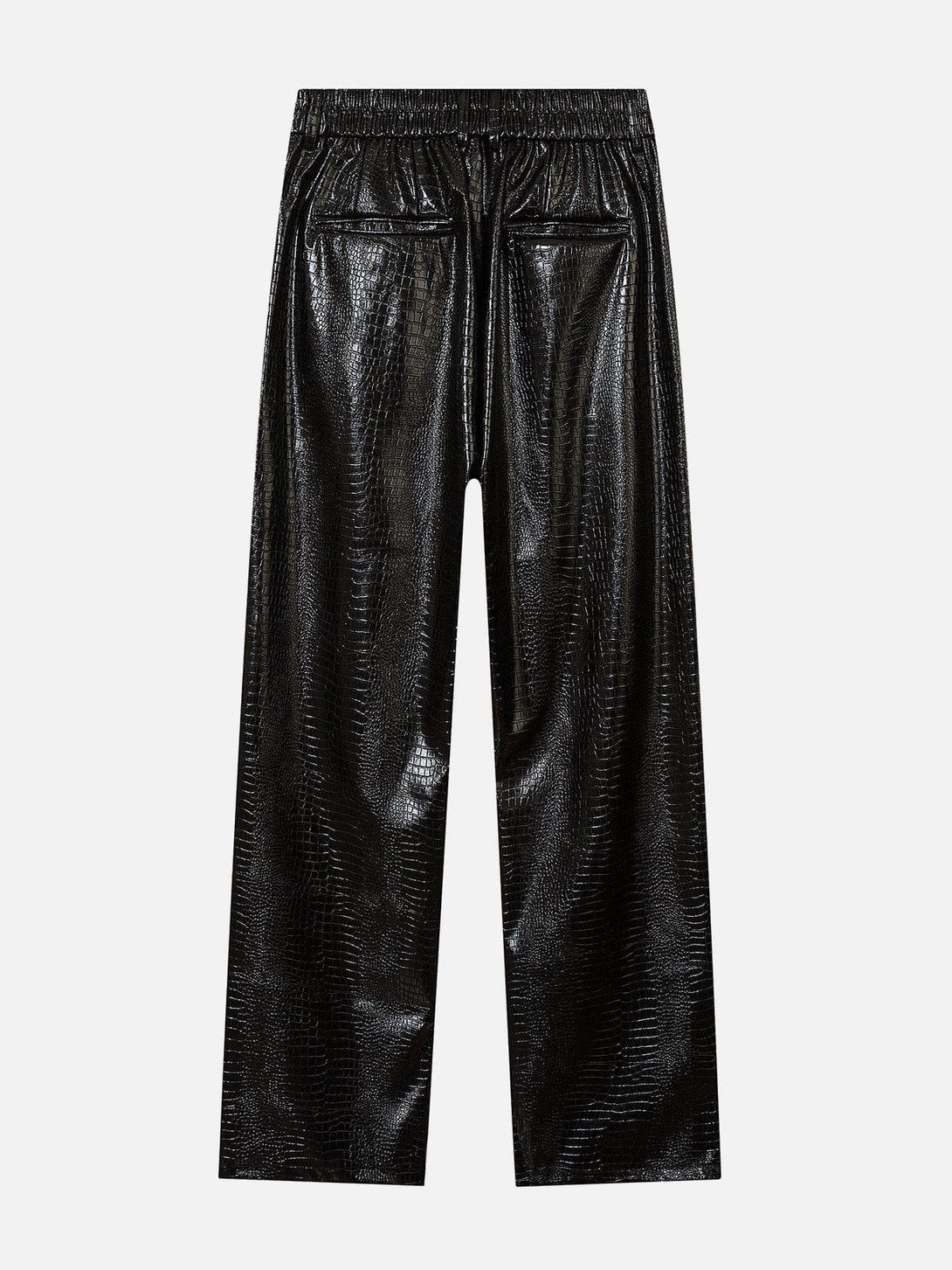 Lacezy - Straight Leather Pants- Streetwear Fashion - lacezy.com