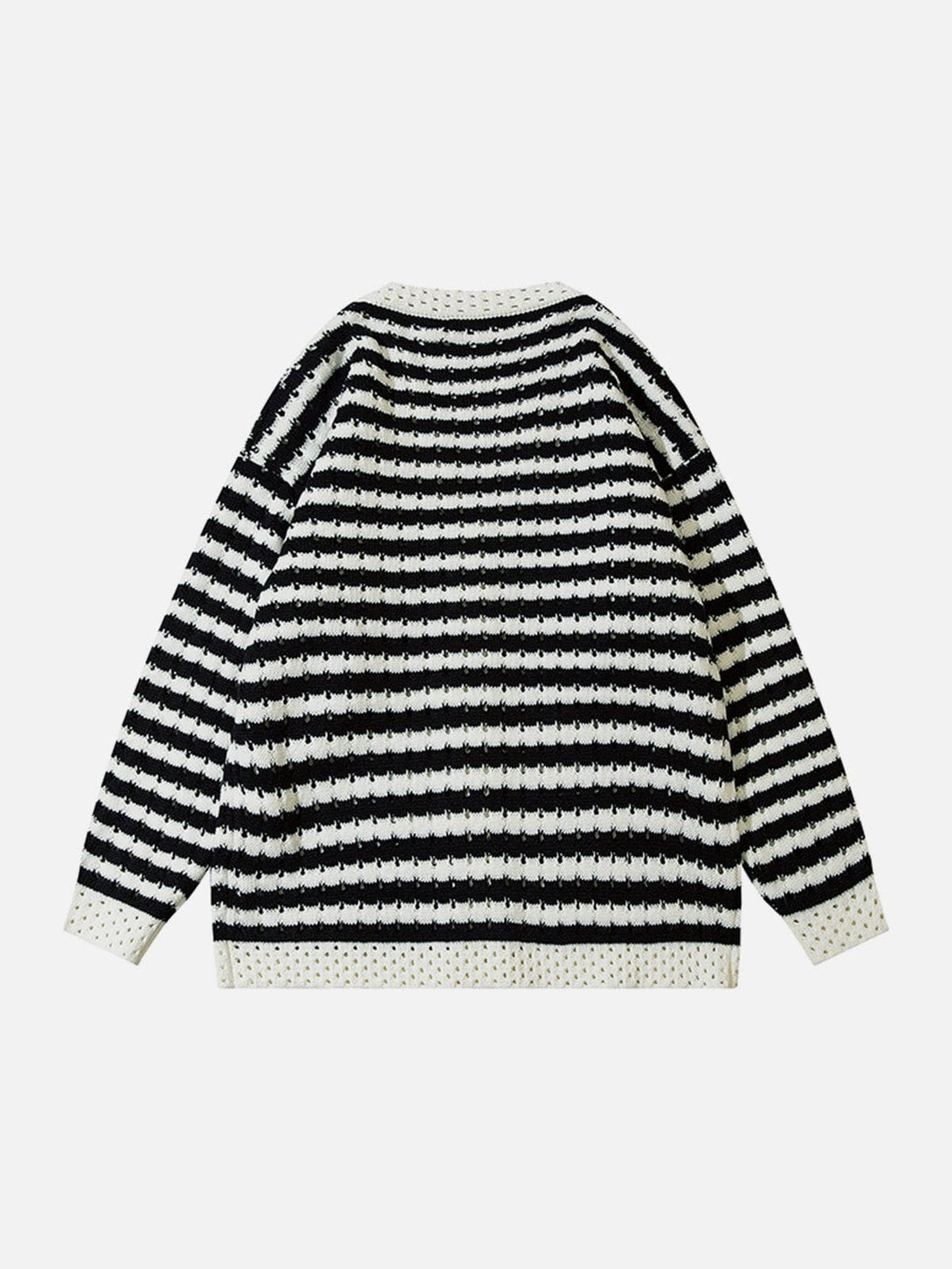 Lacezy - Stripe Clashing Colors Cardigan- Streetwear Fashion - lacezy.com