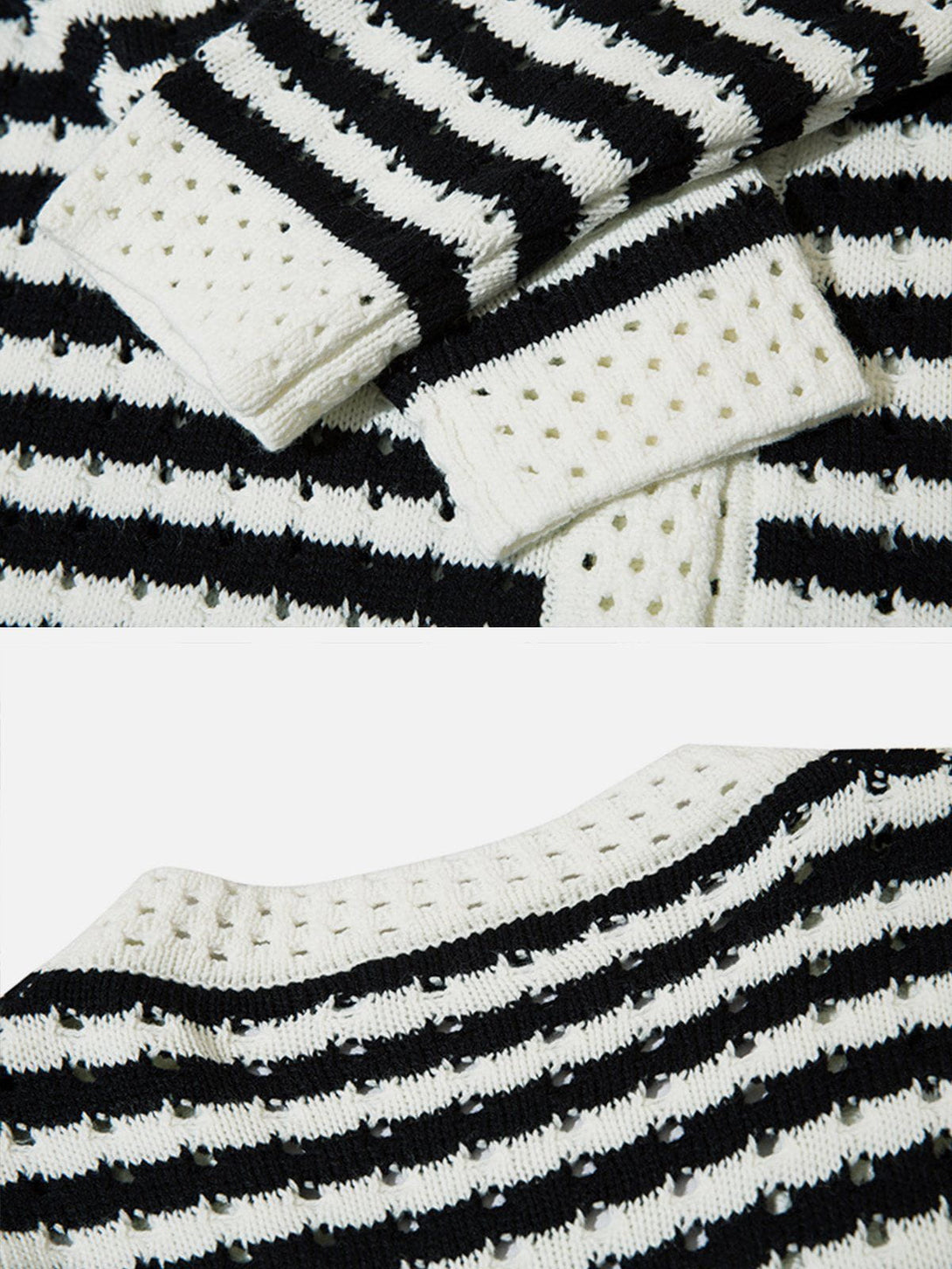 Lacezy - Stripe Clashing Colors Cardigan- Streetwear Fashion - lacezy.com