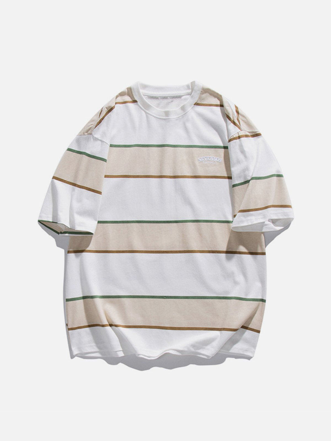 Lacezy - Stripe Cotton Tee- Streetwear Fashion - lacezy.com