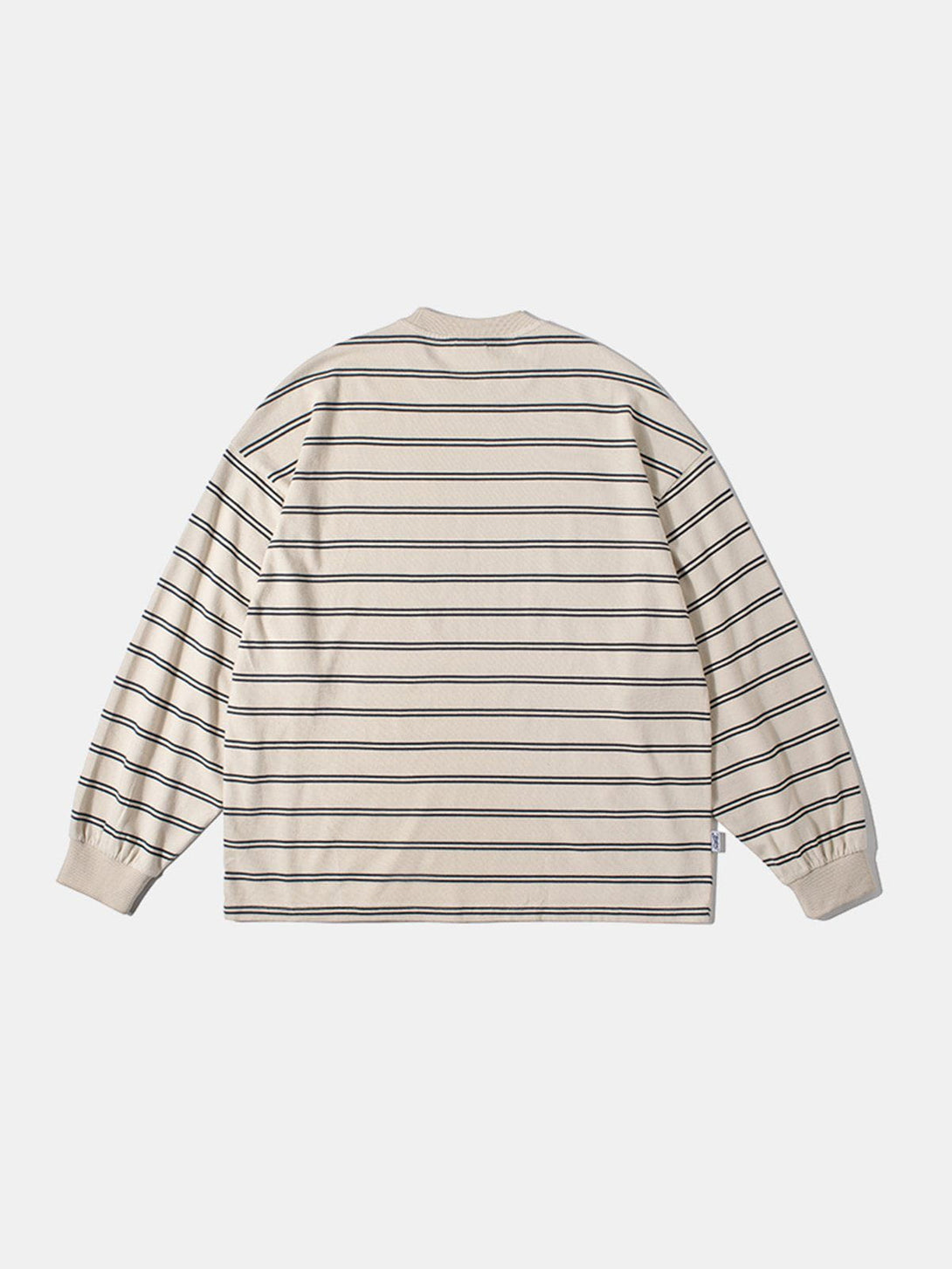 Lacezy - Stripe Sweatshirt- Streetwear Fashion - lacezy.com