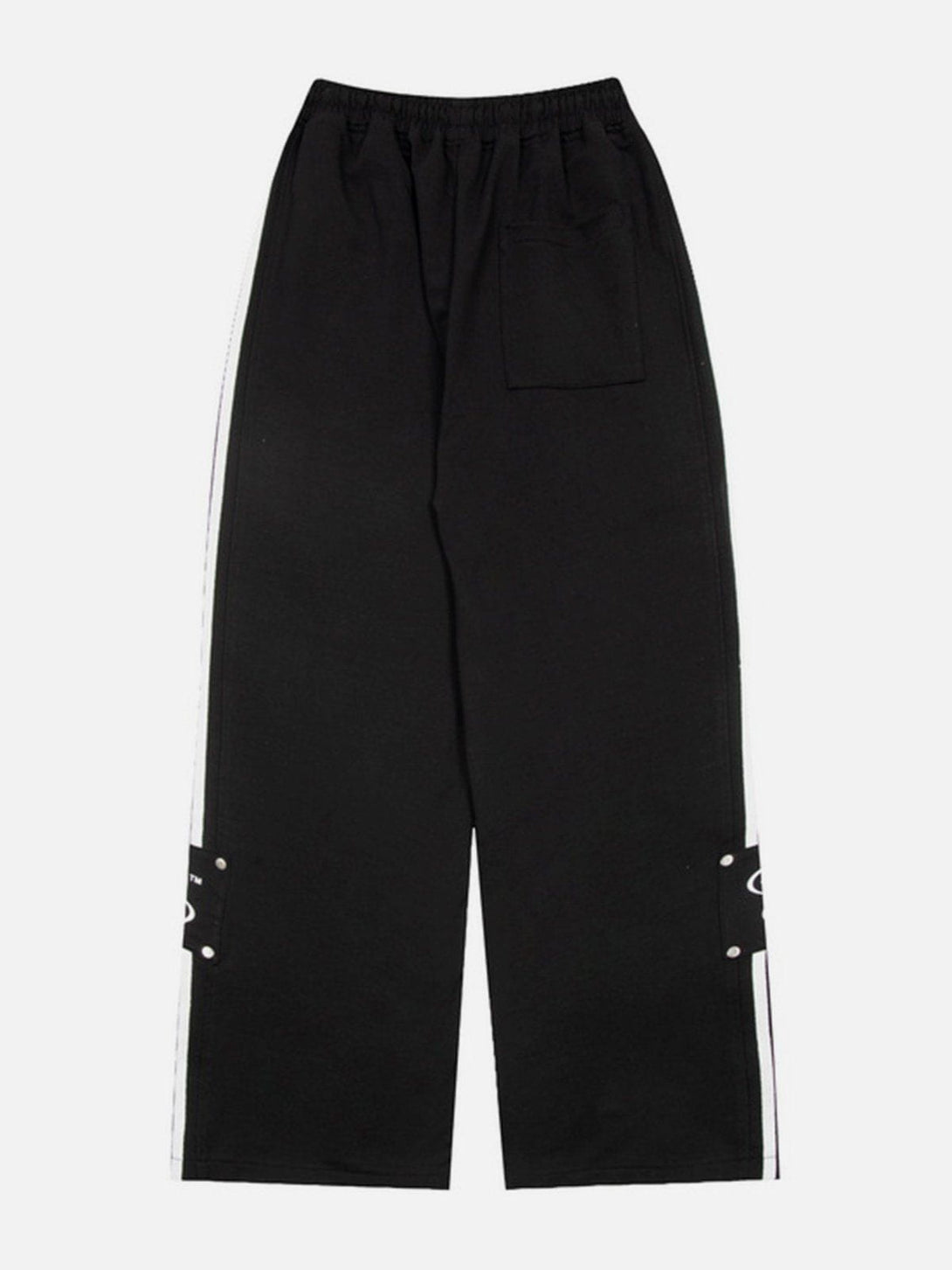 Lacezy - Striped Drawstring Sweatpants- Streetwear Fashion - lacezy.com