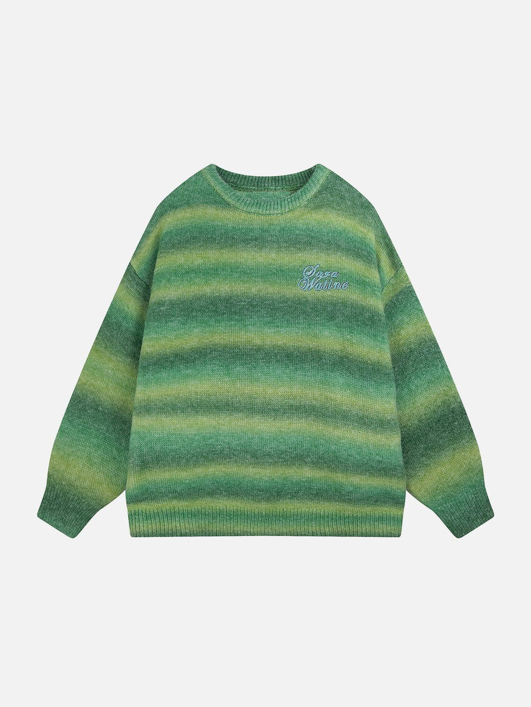 Lacezy - Striped Gradient Sweater- Streetwear Fashion - lacezy.com