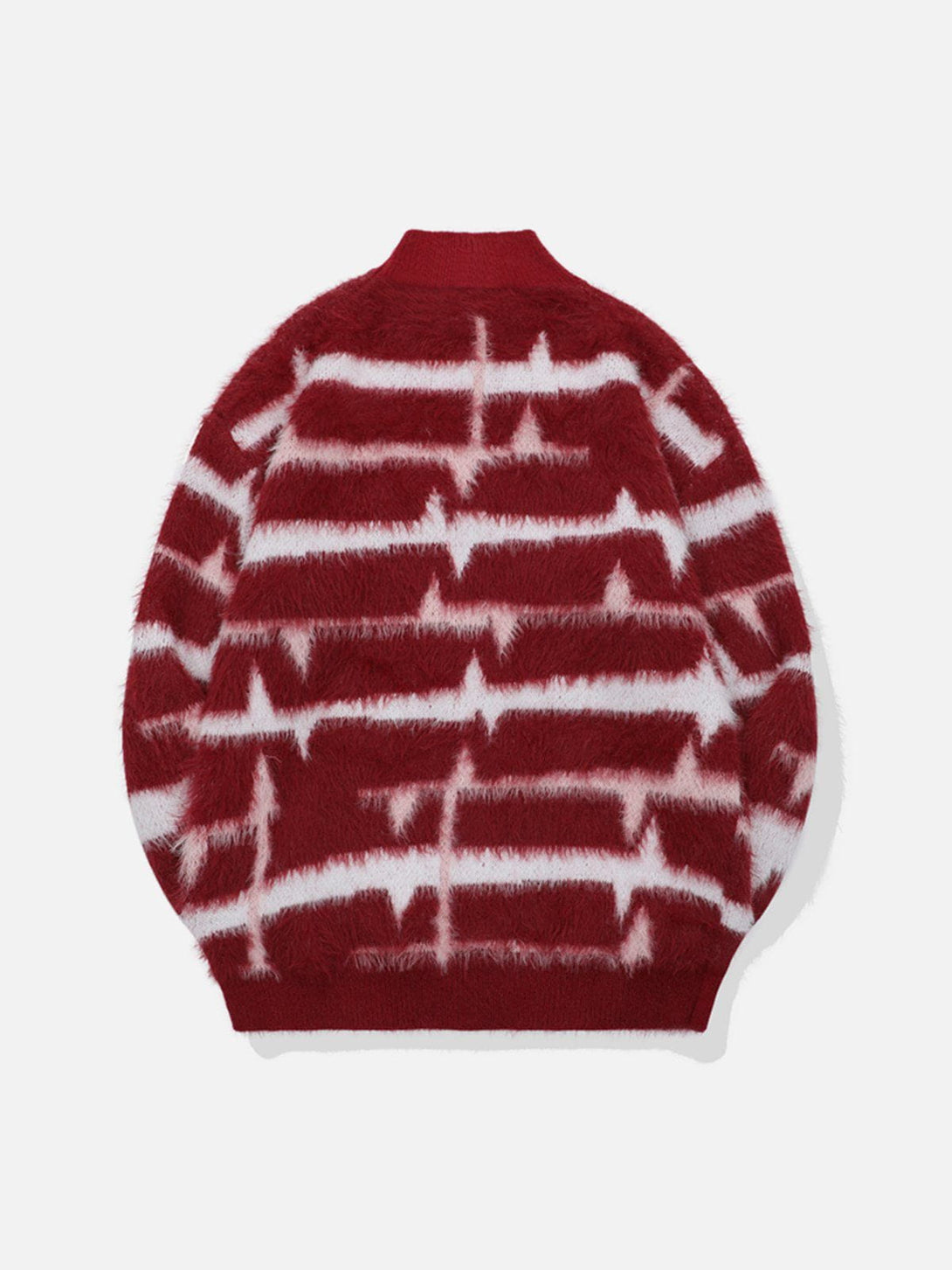 Lacezy - Striped Metal Trim Sweater- Streetwear Fashion - lacezy.com