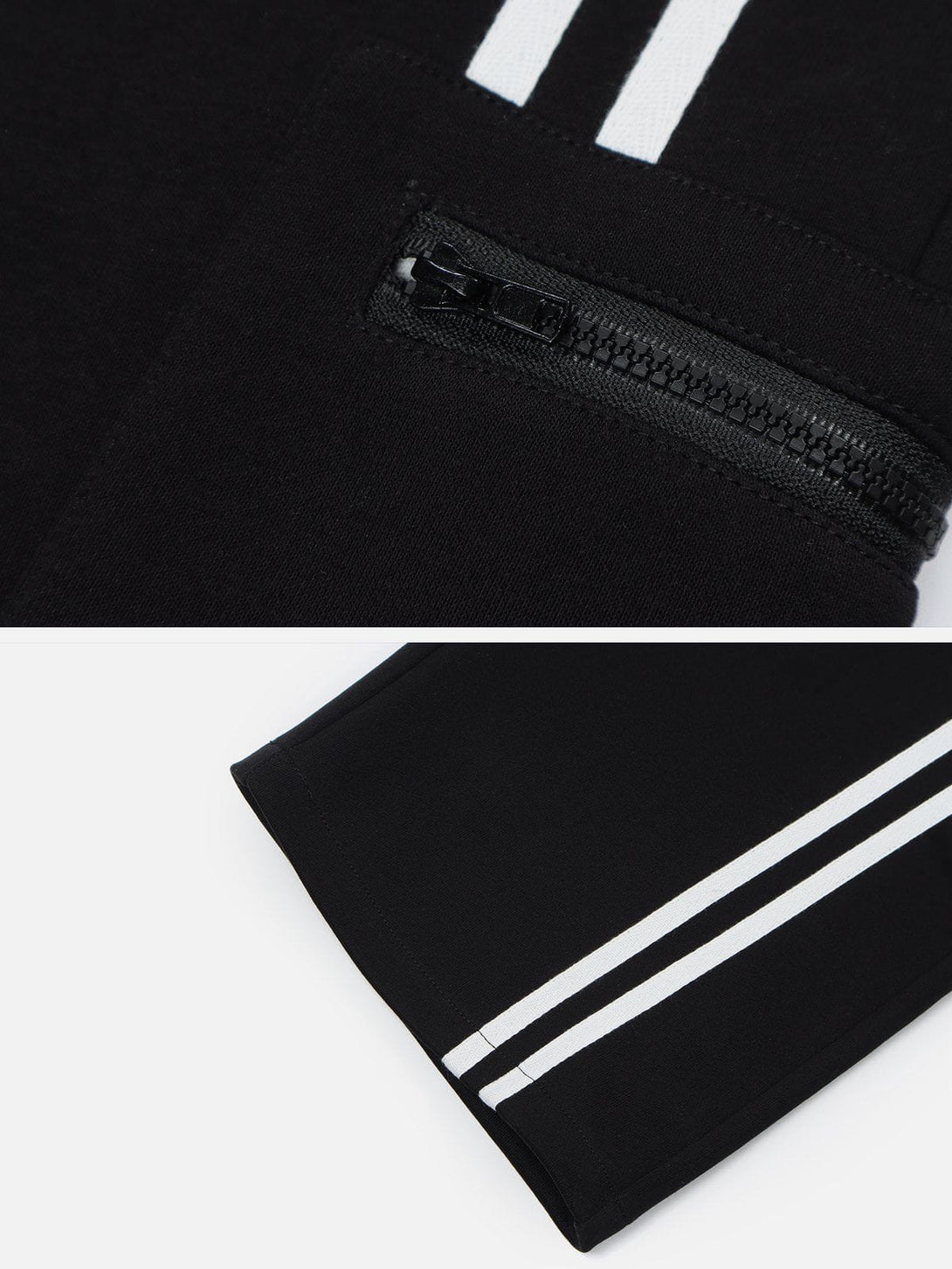 Lacezy - Striped Side Pockets Sweatpants- Streetwear Fashion - lacezy.com