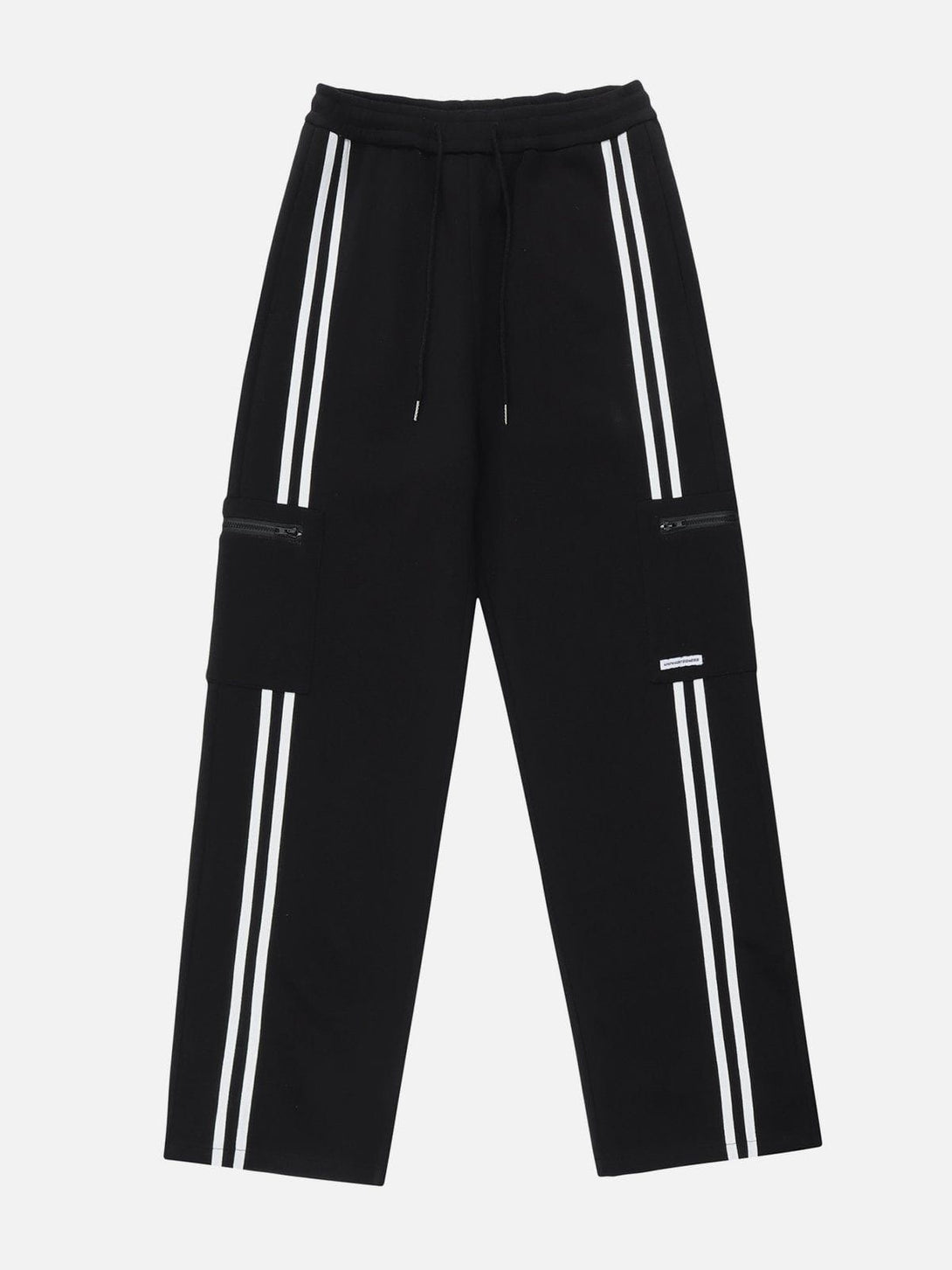 Lacezy - Striped Side Pockets Sweatpants- Streetwear Fashion - lacezy.com