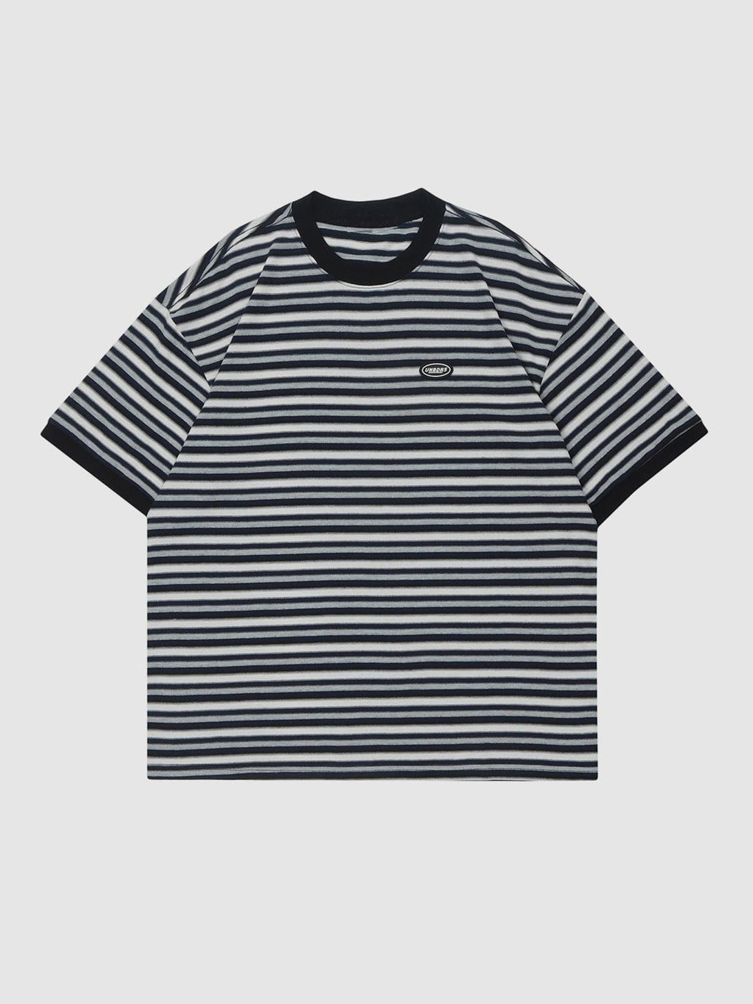 Lacezy - Stripes Color Clash Tee- Streetwear Fashion - lacezy.com