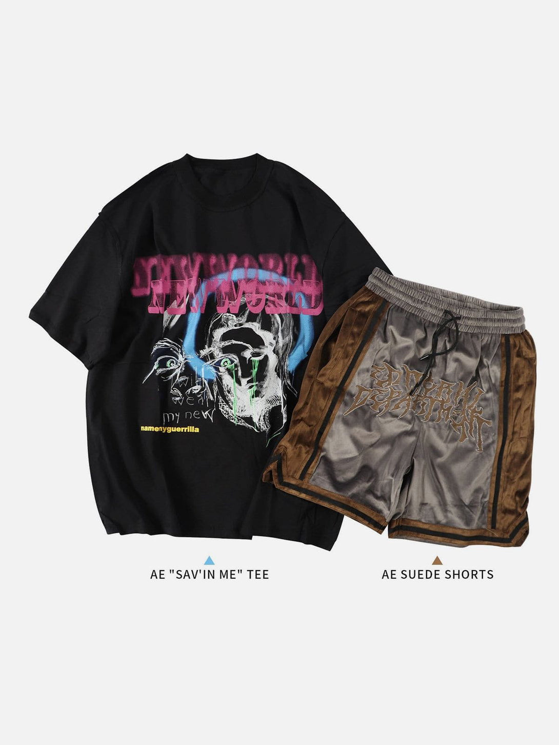 Lacezy - Suede Shorts- Streetwear Fashion - lacezy.com