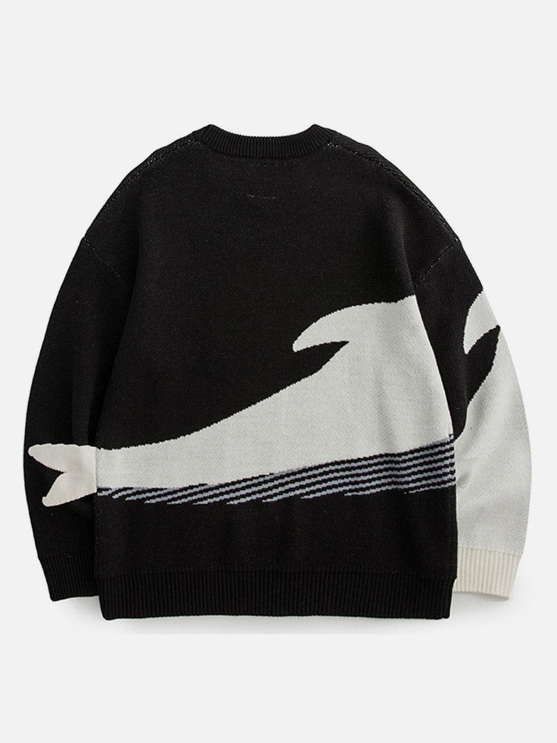 Lacezy - The Loneliest Whale Knit Sweater- Streetwear Fashion - lacezy.com