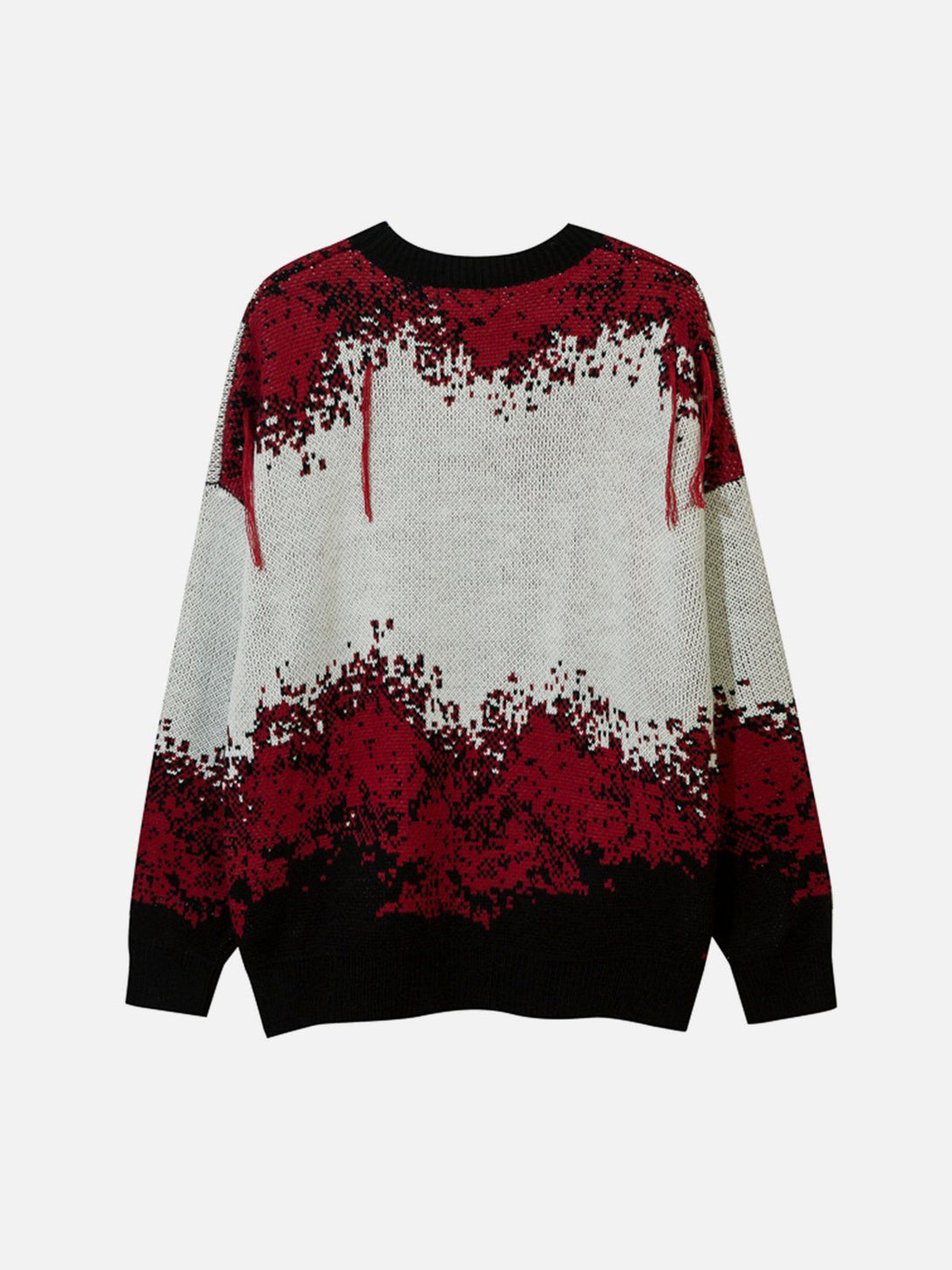 Lacezy - Tie Dye Fringe Sweater- Streetwear Fashion - lacezy.com